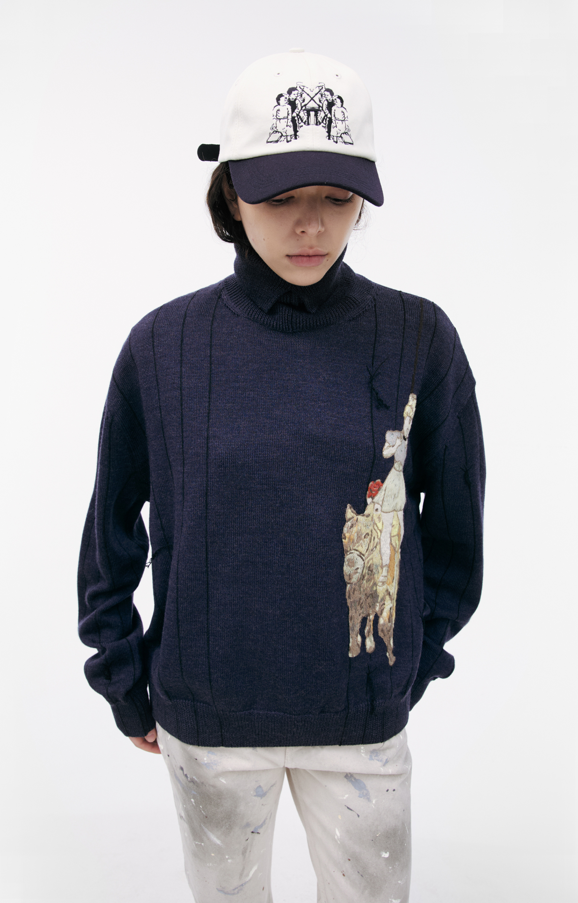 Enfants Riches Déprimés Embroidered sweater