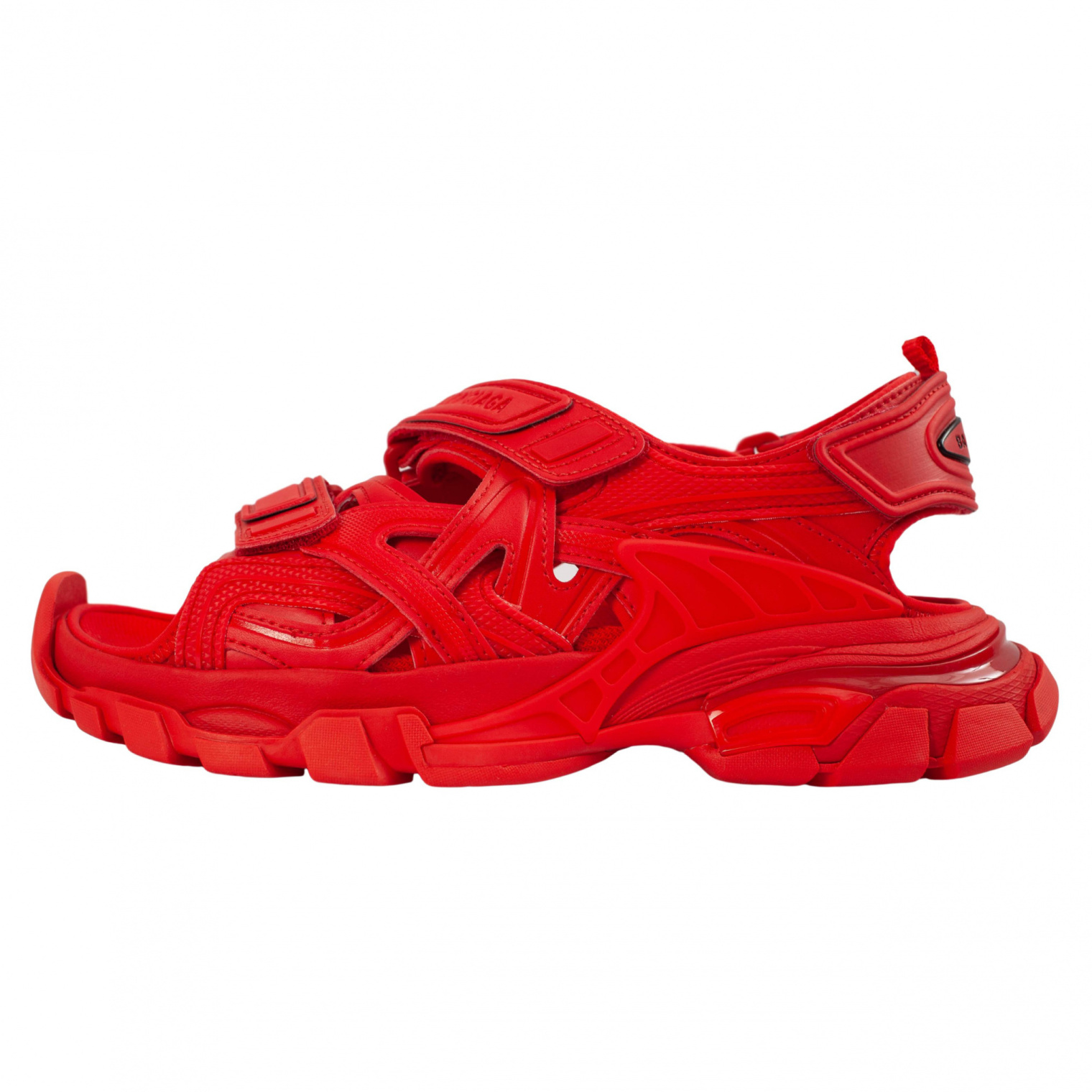 Buy Balenciaga women red track sandals for $930 online on