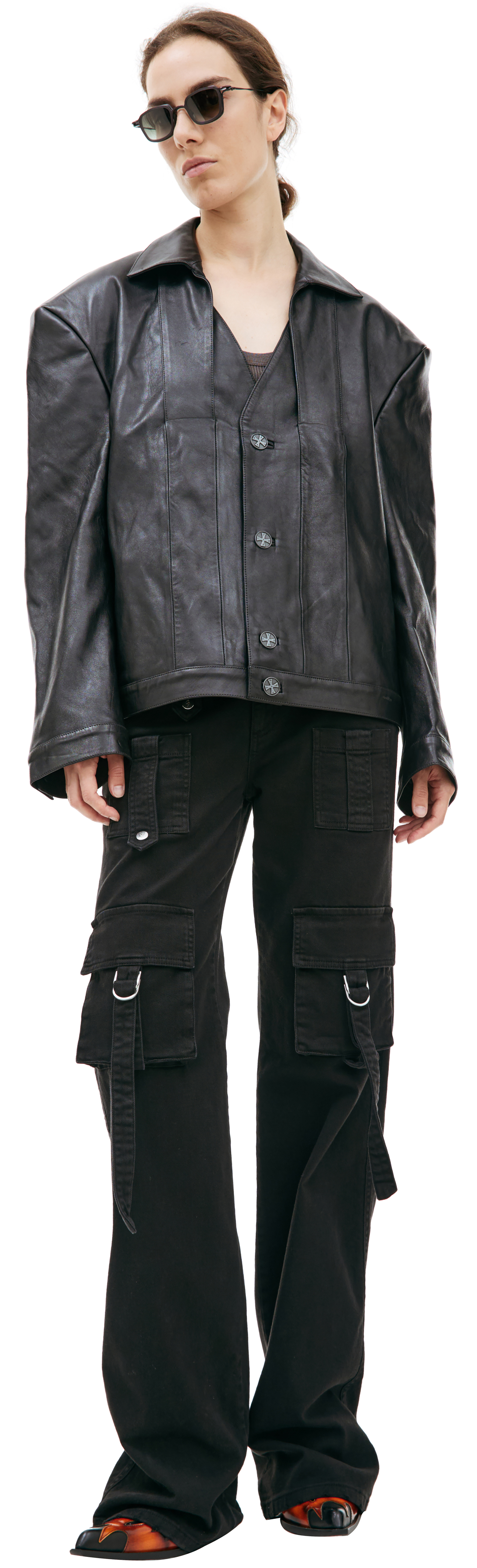 Enfants Riches Déprimés DIVORCE LEATHER JACKET