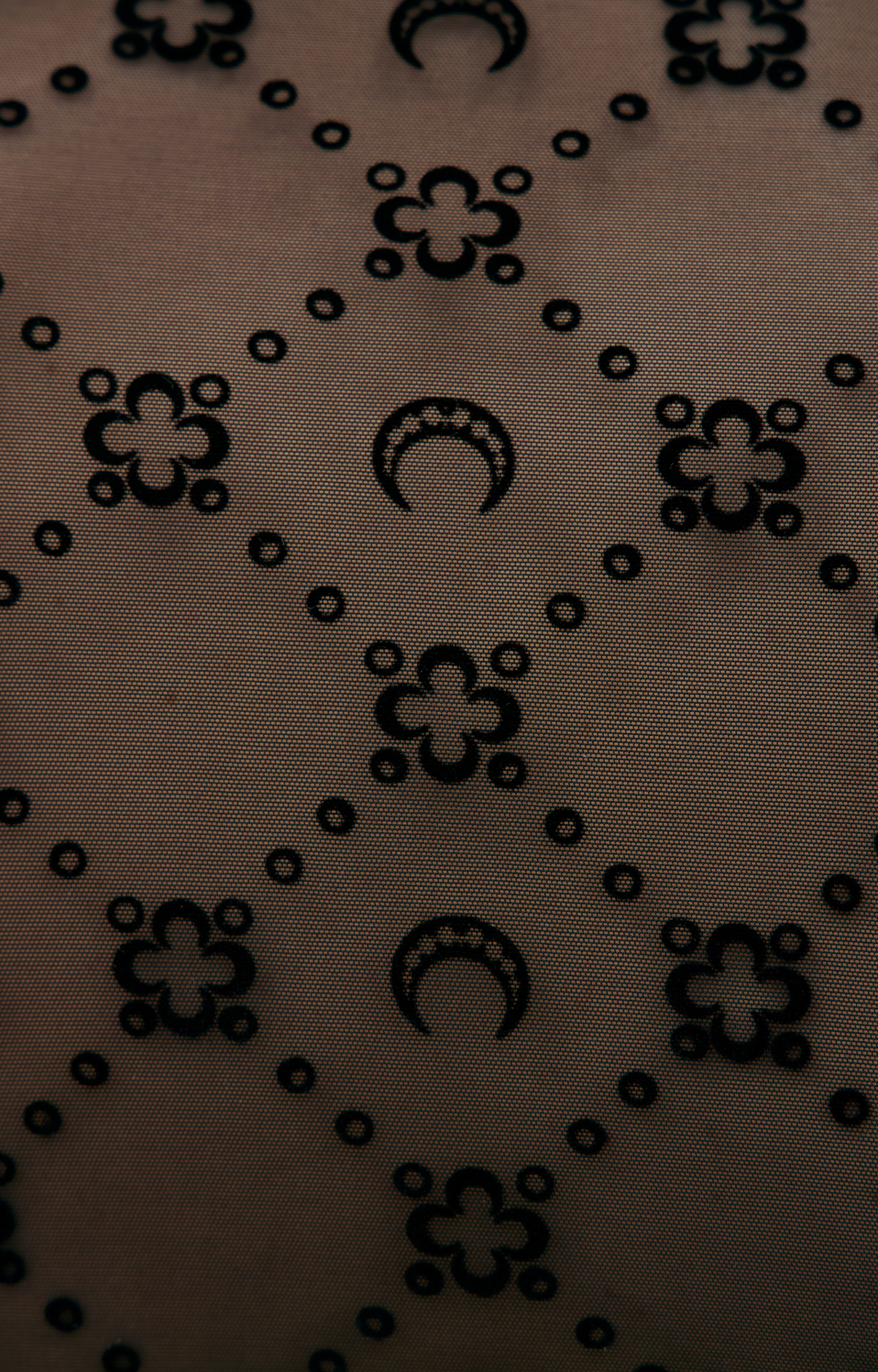 MARINE SERRE Semi-transparent longsleeve