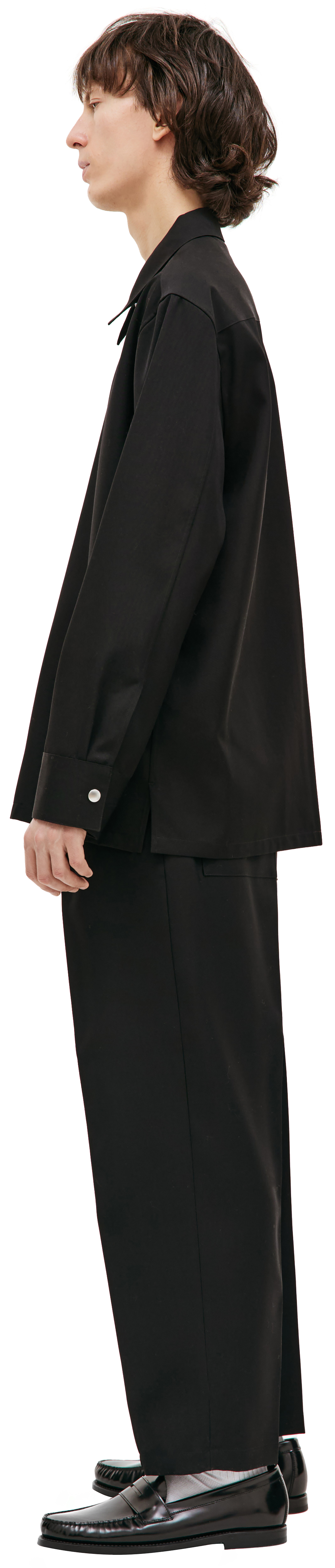 Jil Sander Zip up wool shirt