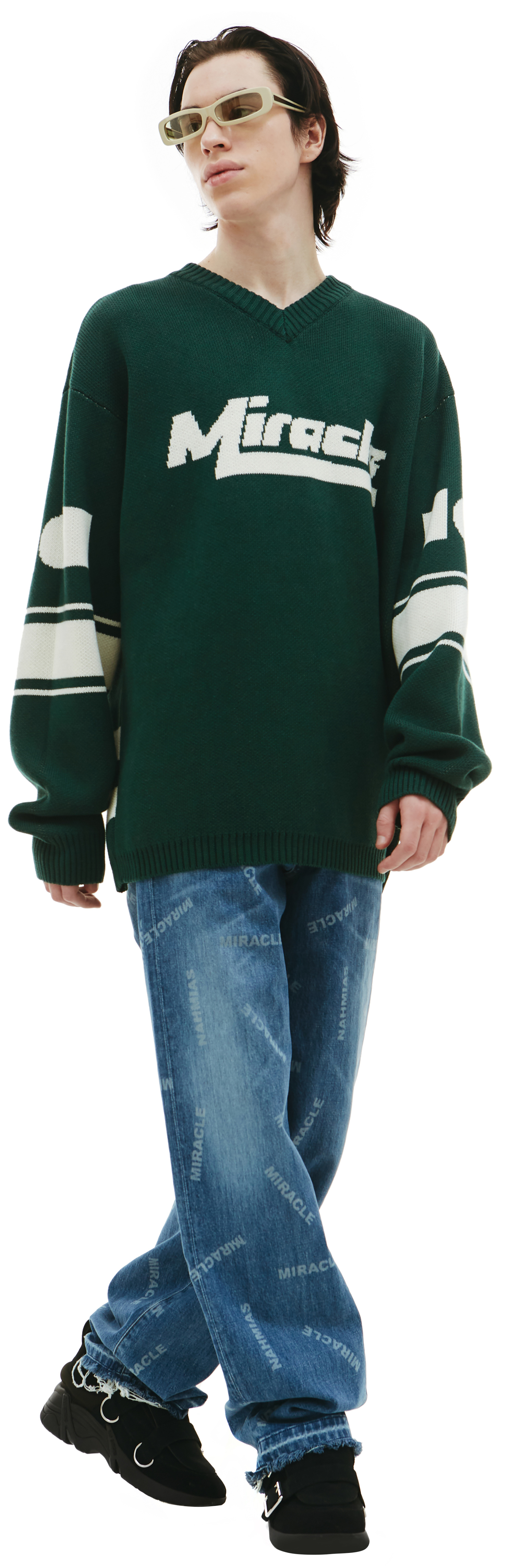 Nahmias Sweater football knit