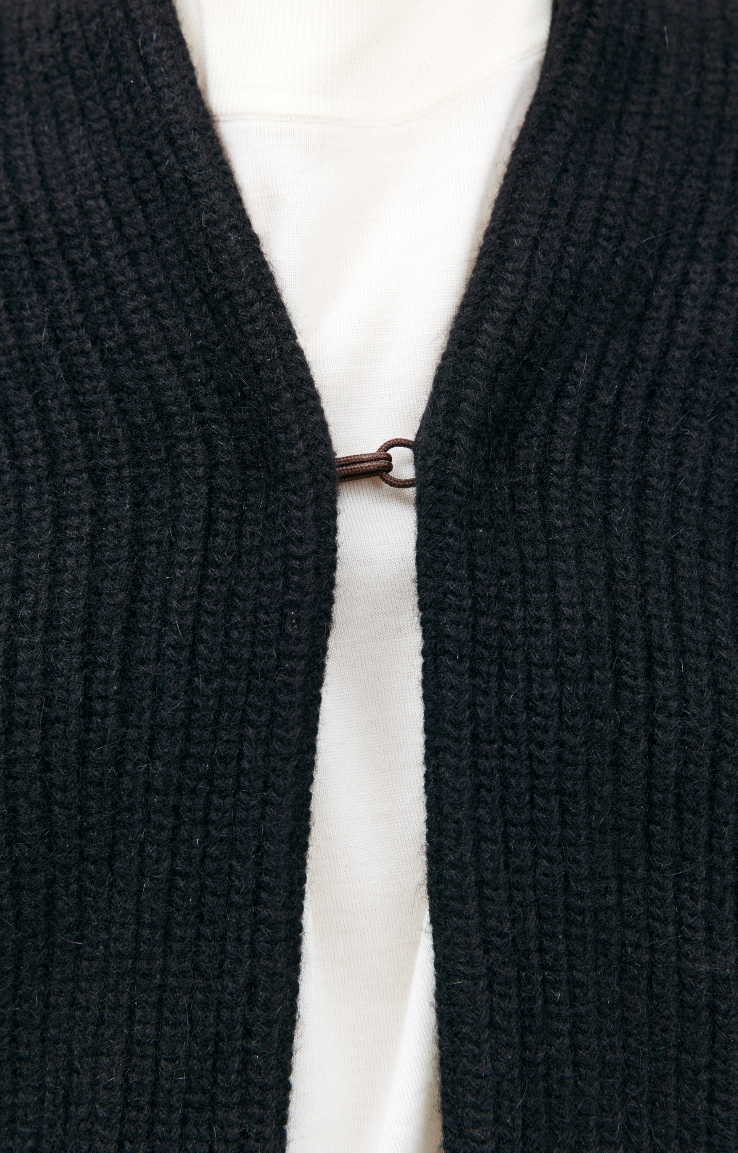 Haider Ackermann Wool Mix Black Cardigan