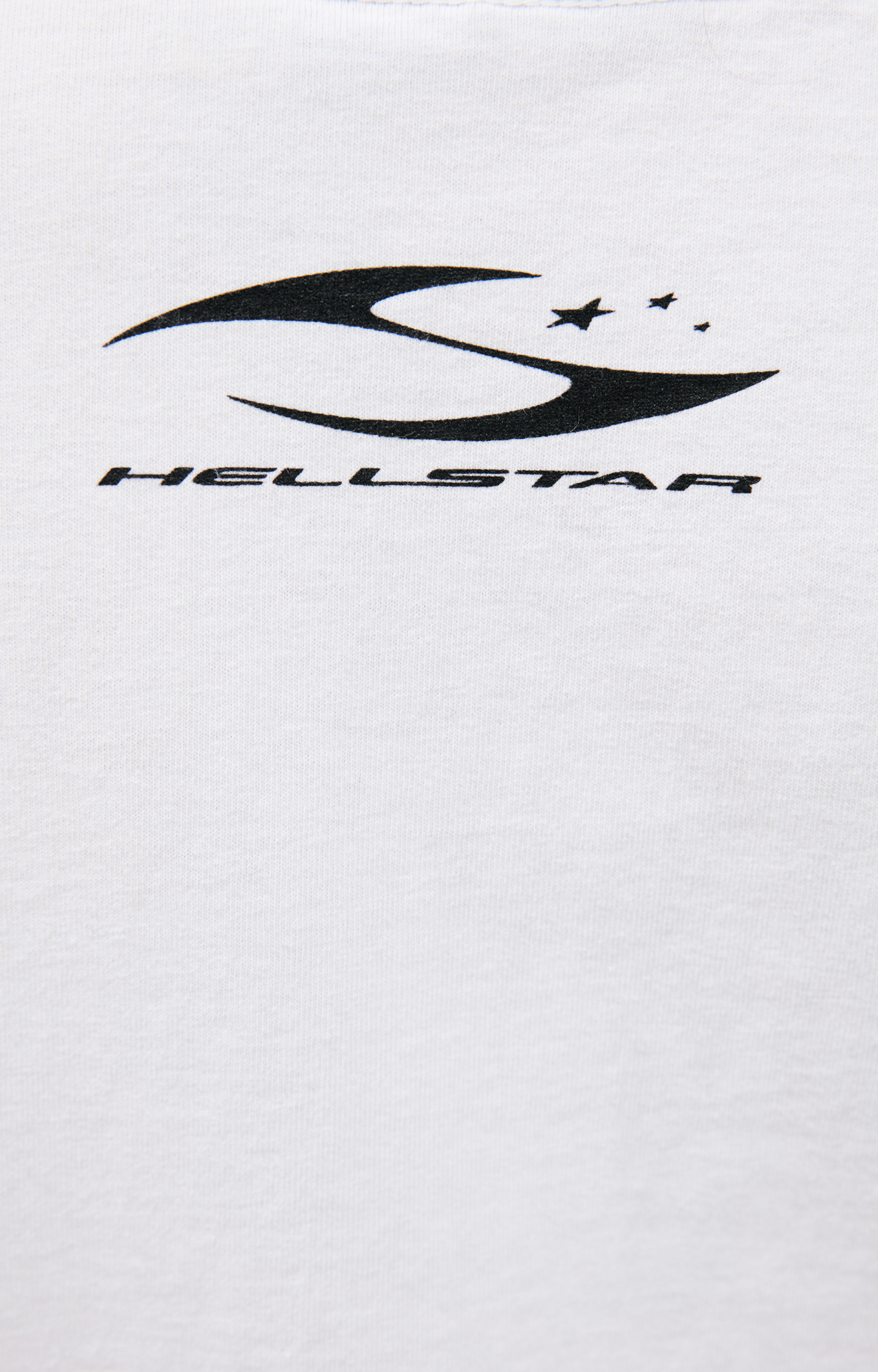 Buy Hellstar women white logo t-shirt for $305 online on SV77