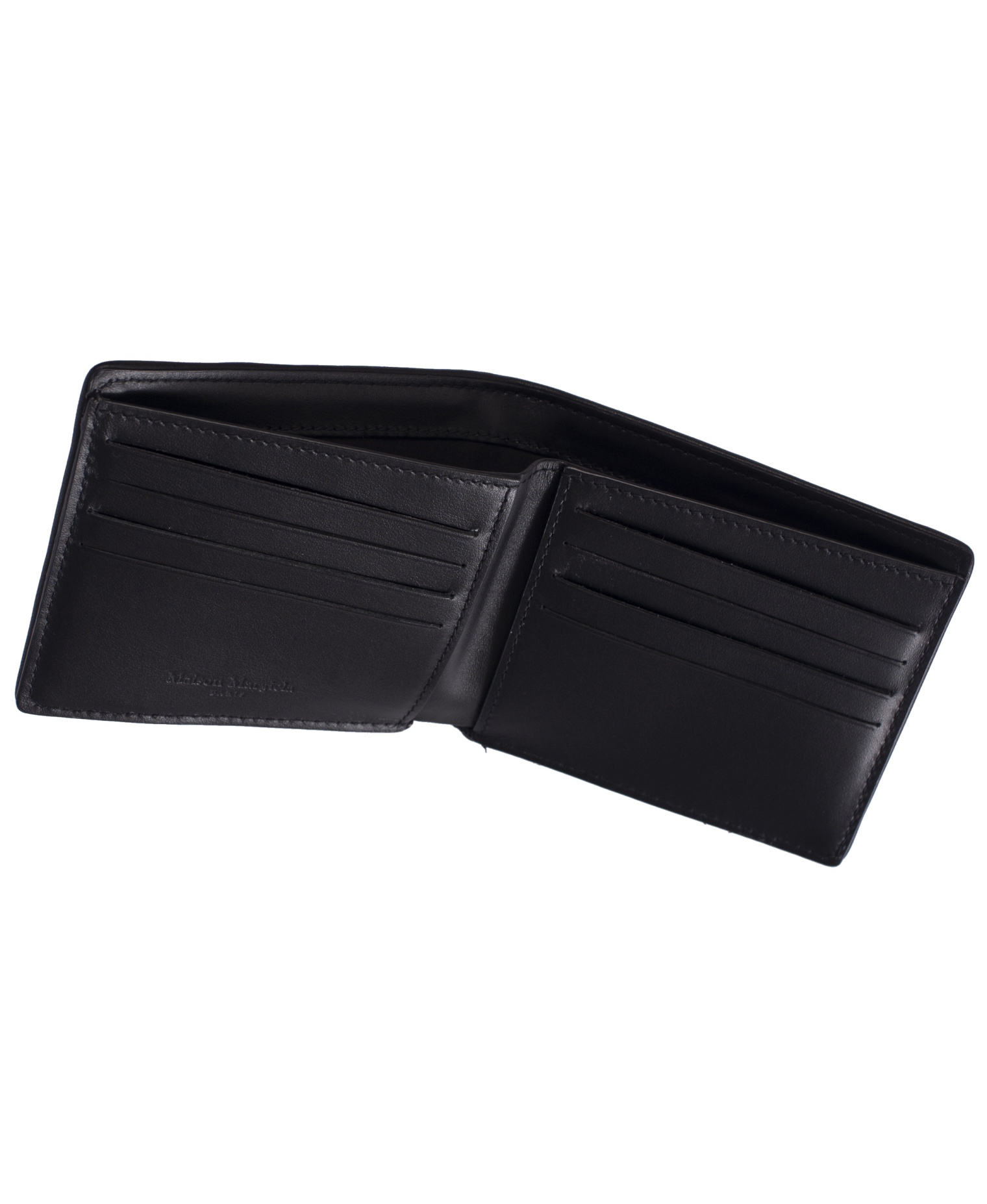 Maison Margiela Black Leather Glam Slam Wallet