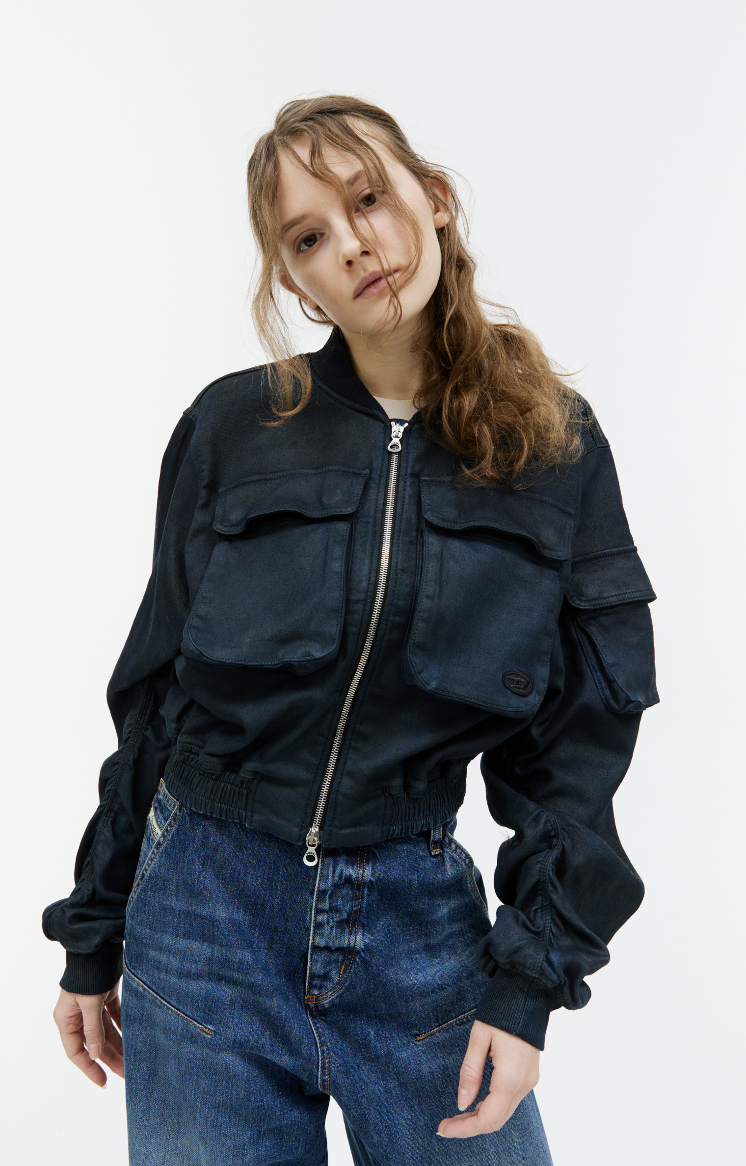 Diesel Cropped denim jacket