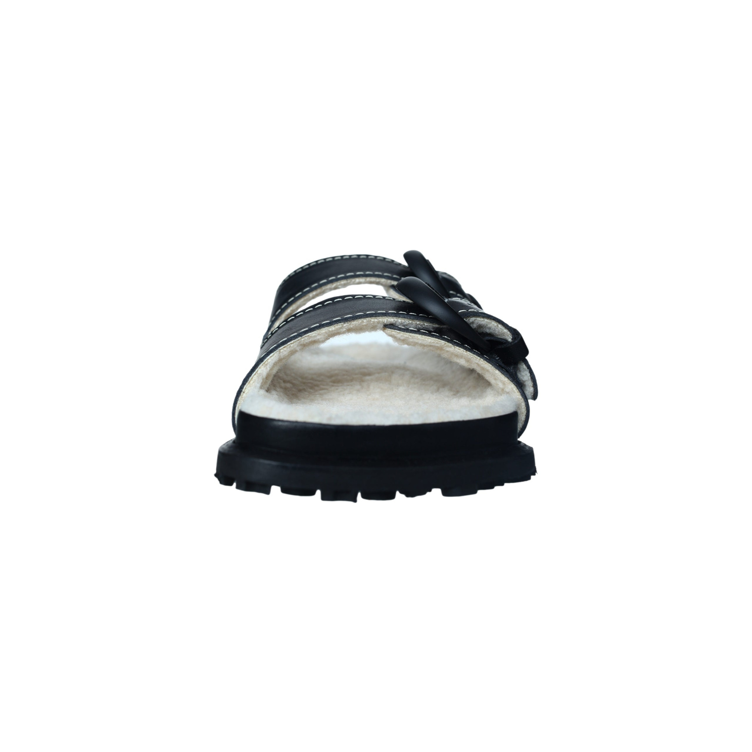 MARINE SERRE Vegetable Tanned Slide Sandal