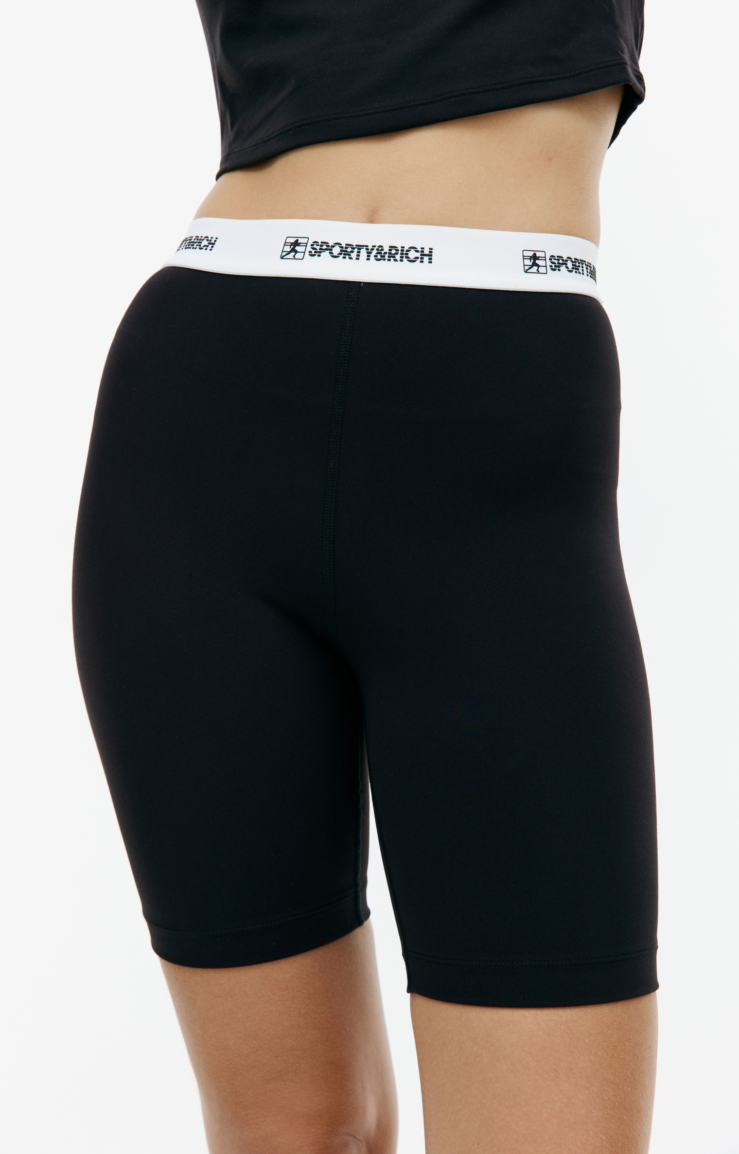 SPORTY & RICH 80s Runner Biker Shorts