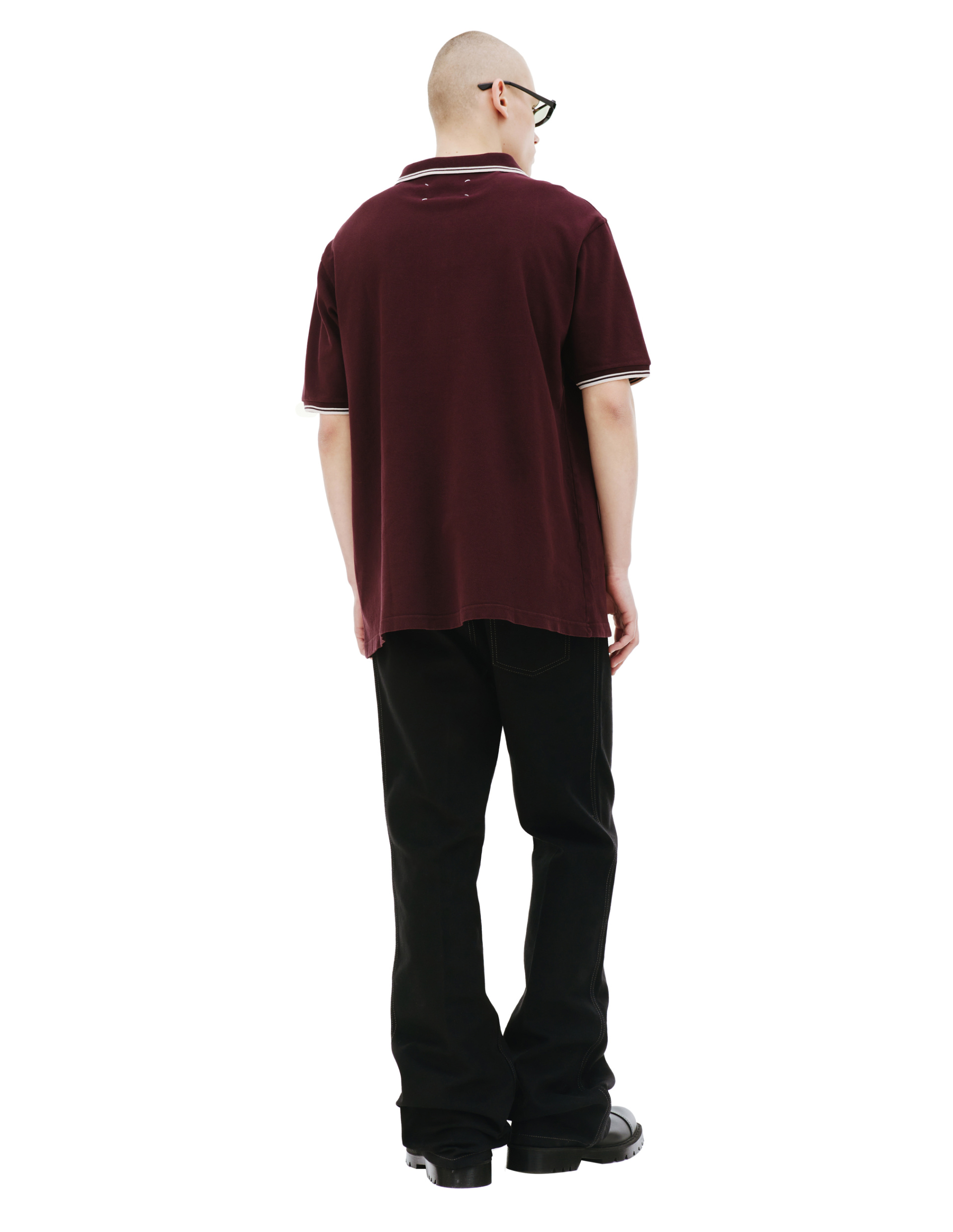 Maison Margiela Embroidered logo polo