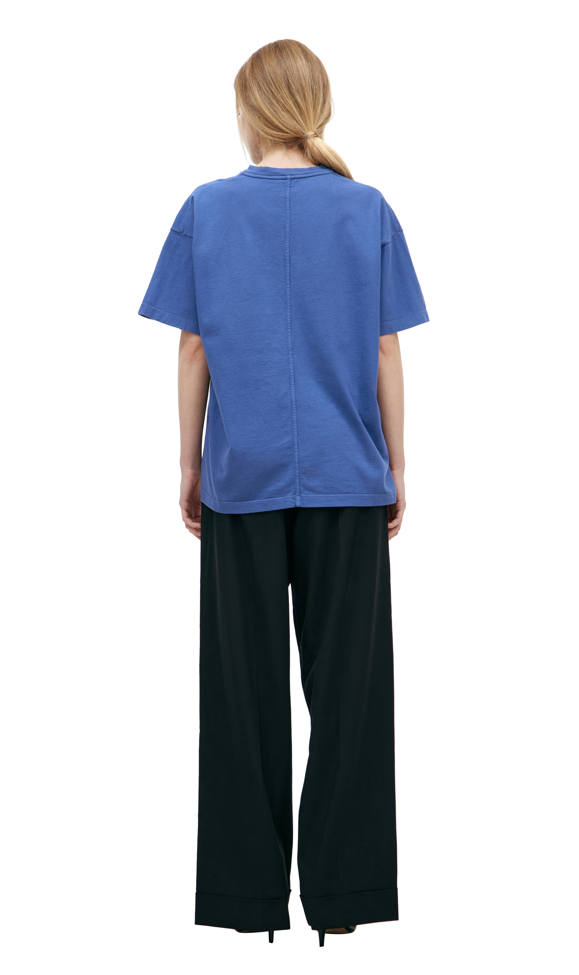 The Row Blue cotton t-shirt