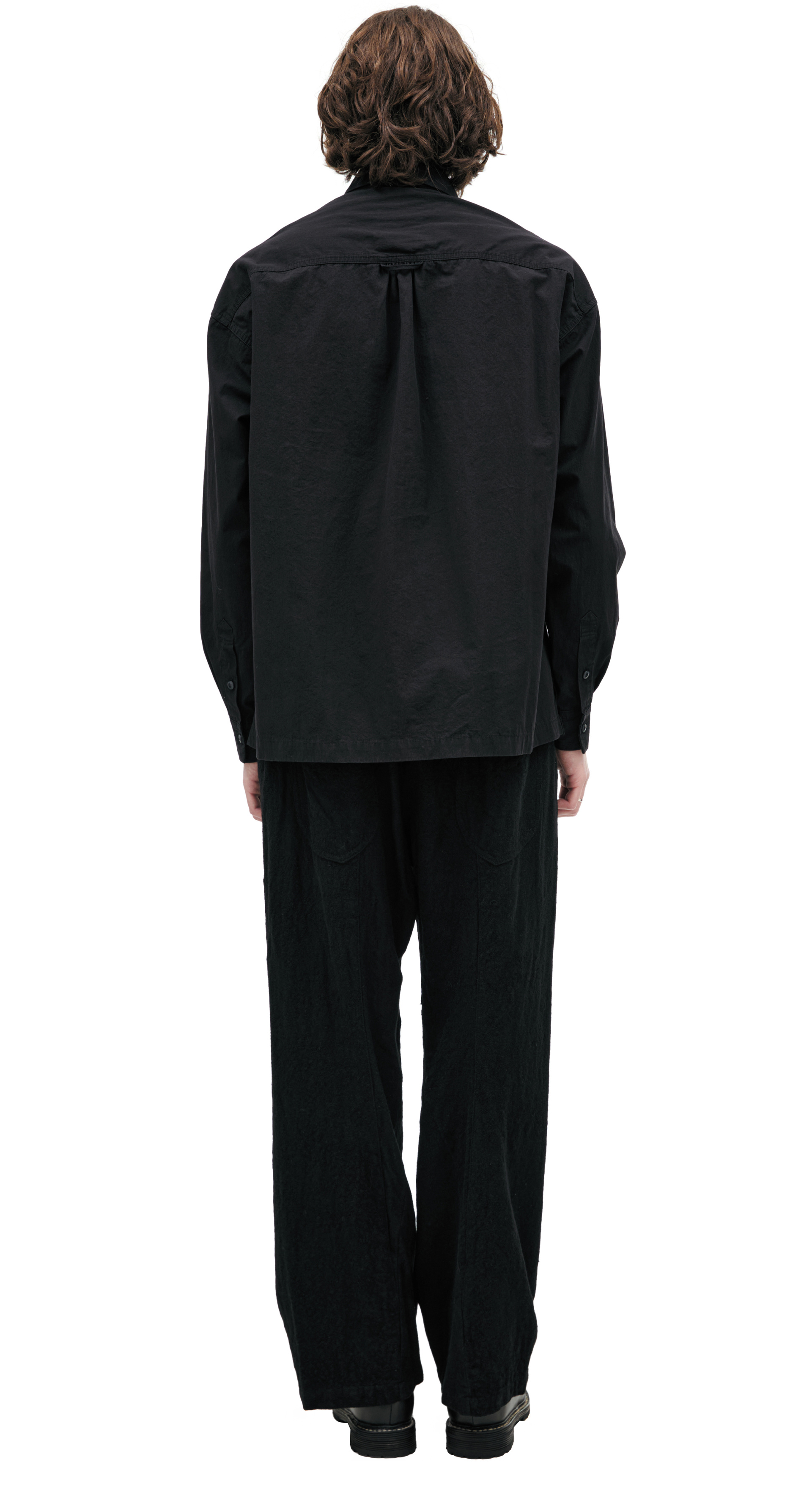 The Viridi-Anne Shirt with vertical pockets