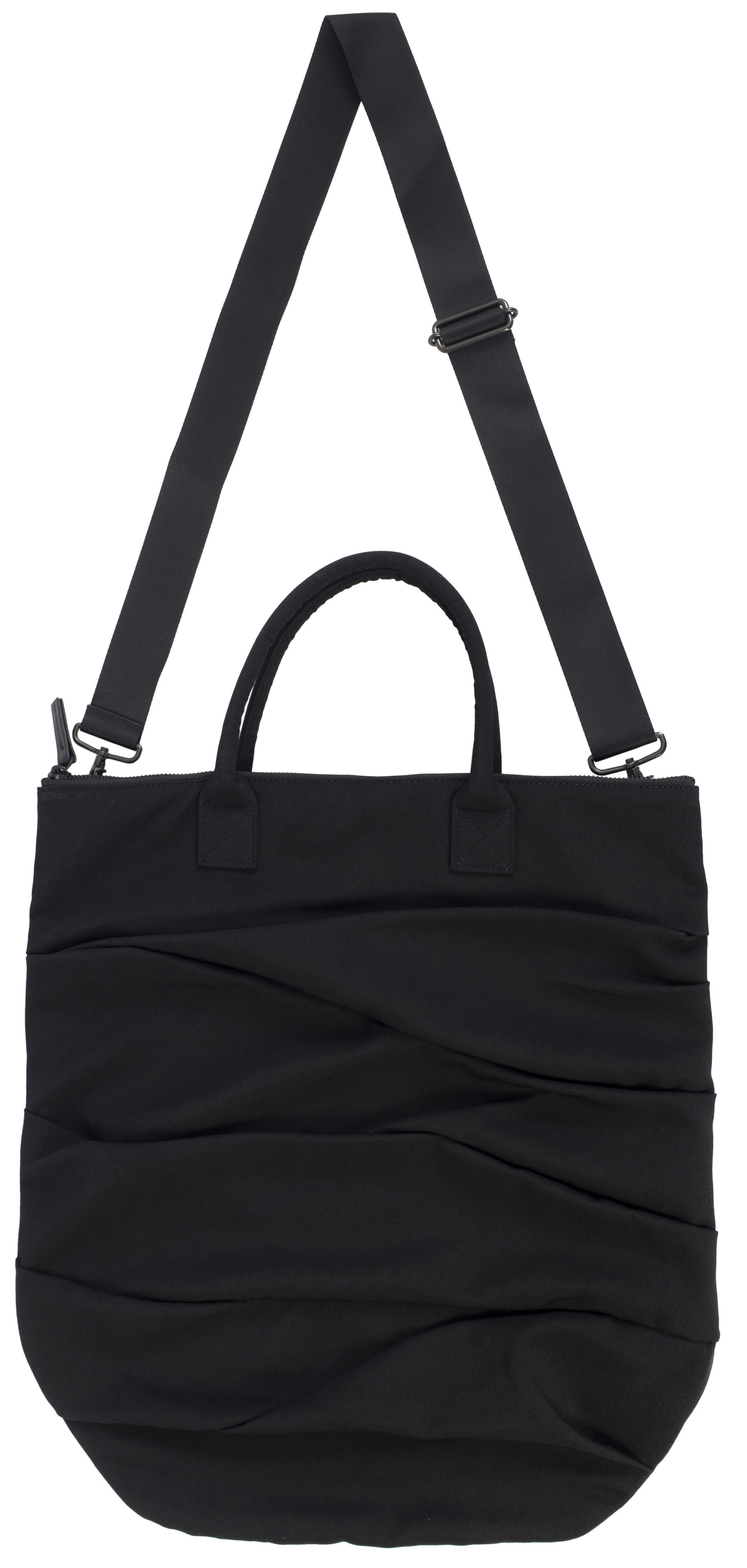 Y\'s Wool Paneled Drape Bag