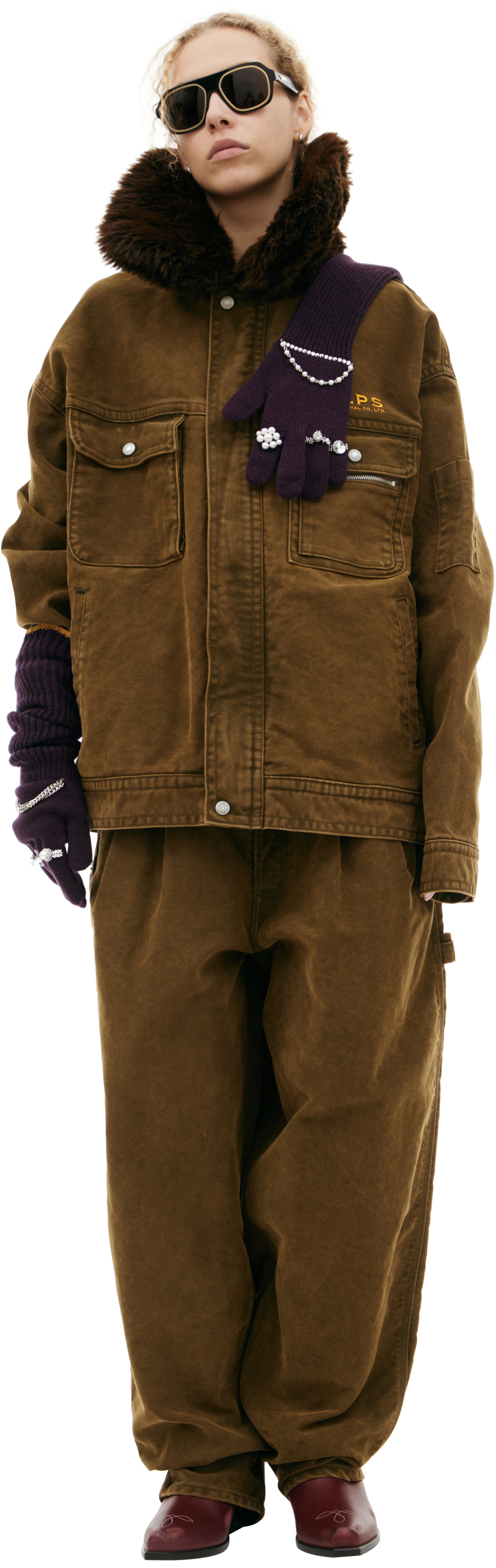 Doublet Fur Collar Jacket