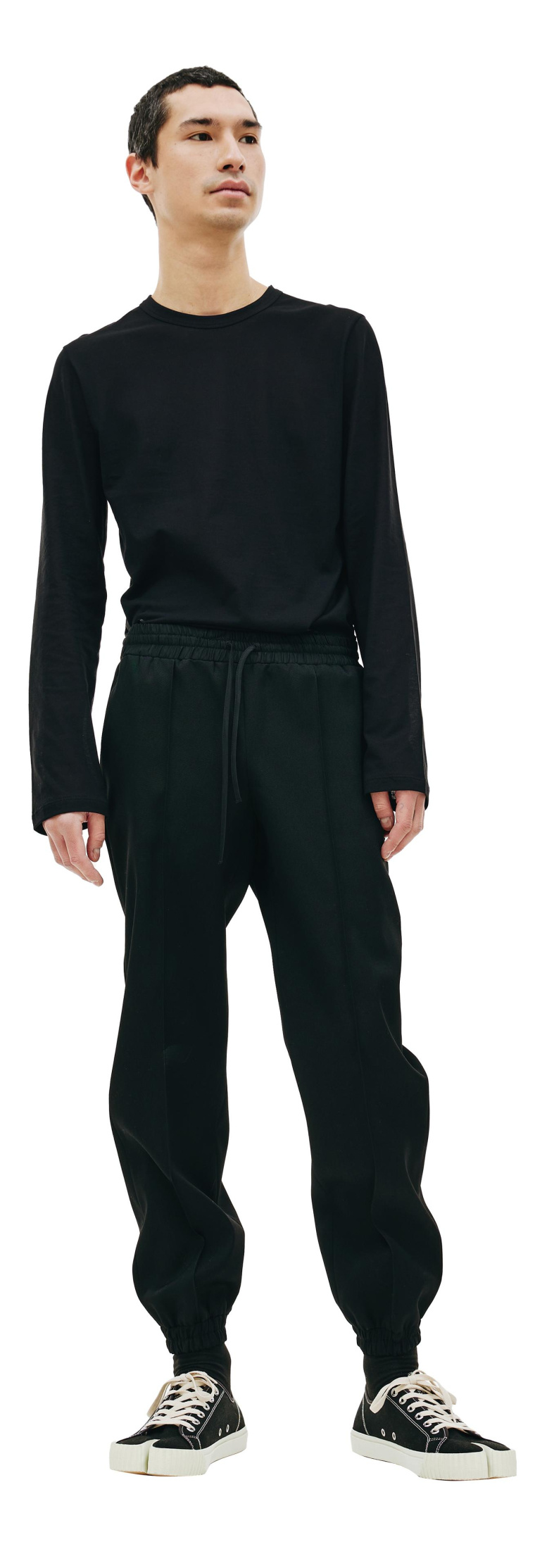 Jil Sander Black wool sweatpants