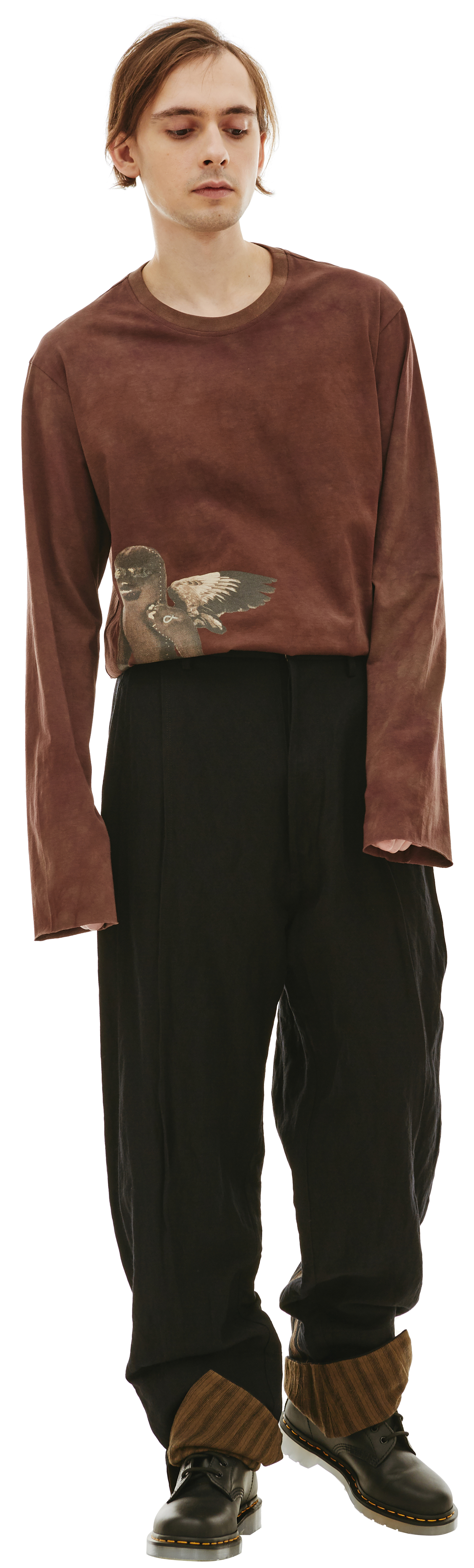 Ziggy Chen Long trousers with slits