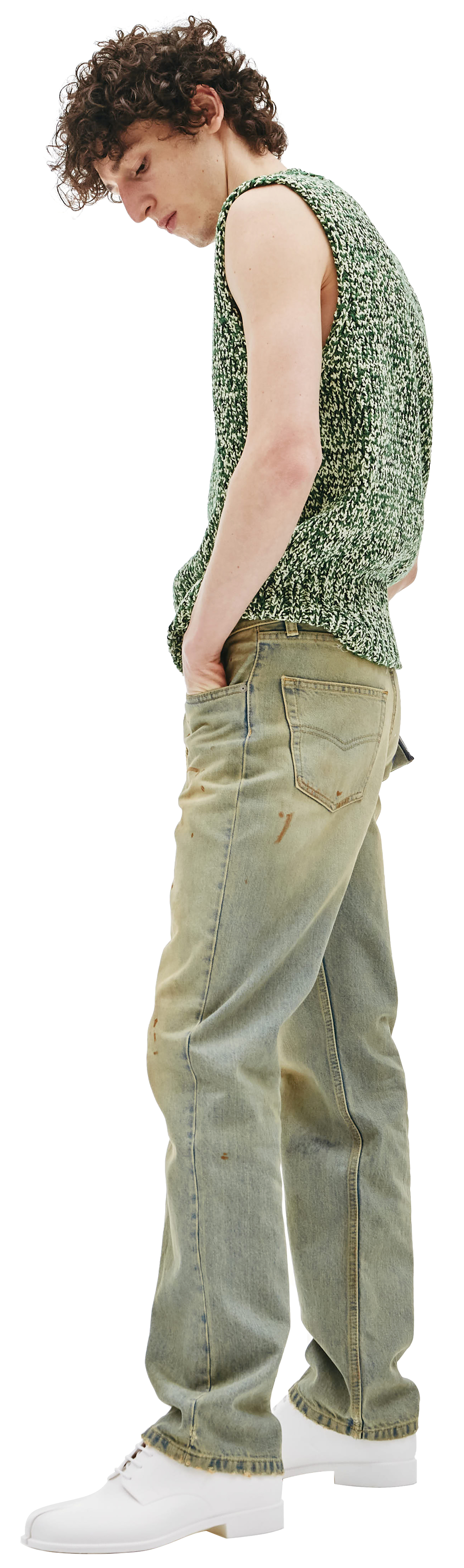 Maison Margiela Knitted V-neck vest