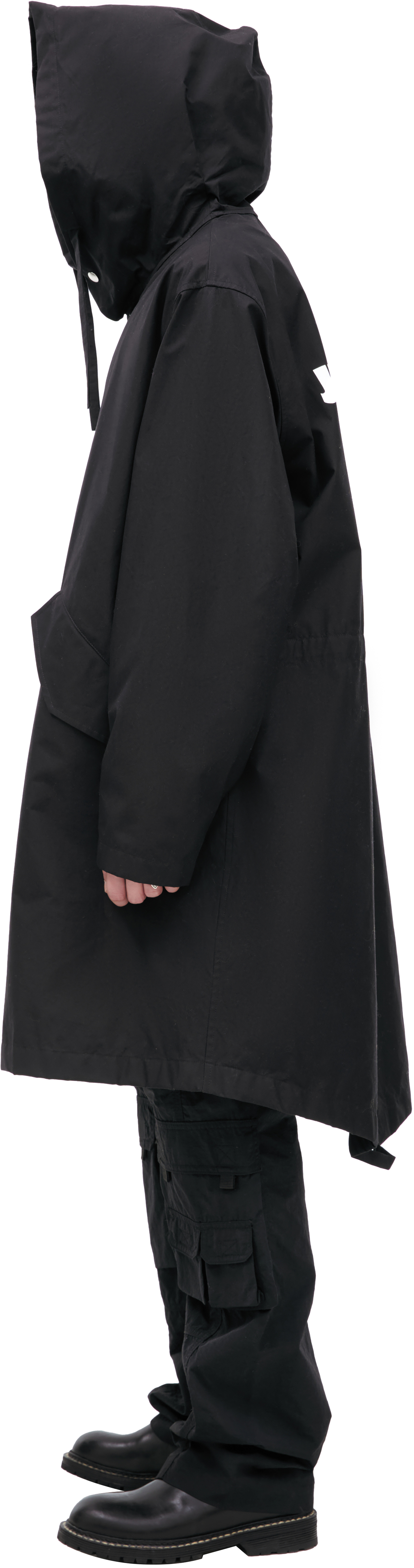 Buy Jil Sander men black logo parka for €958 online on SV77