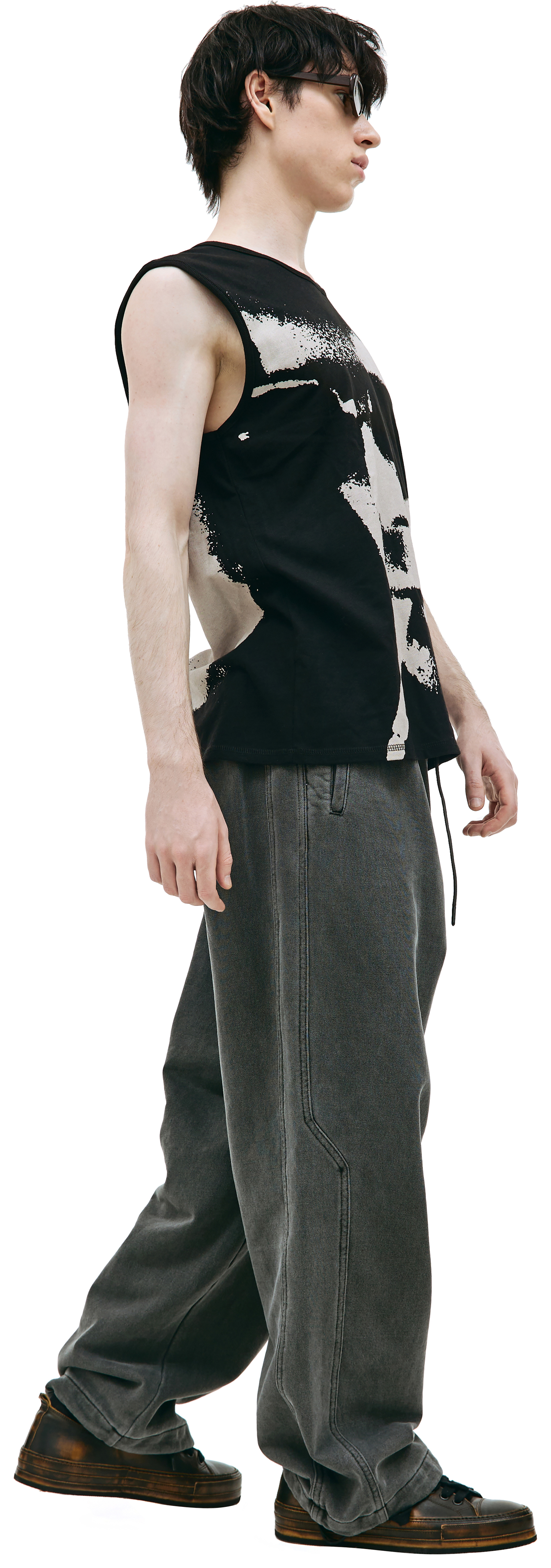 Midnight Studios Face print tank top