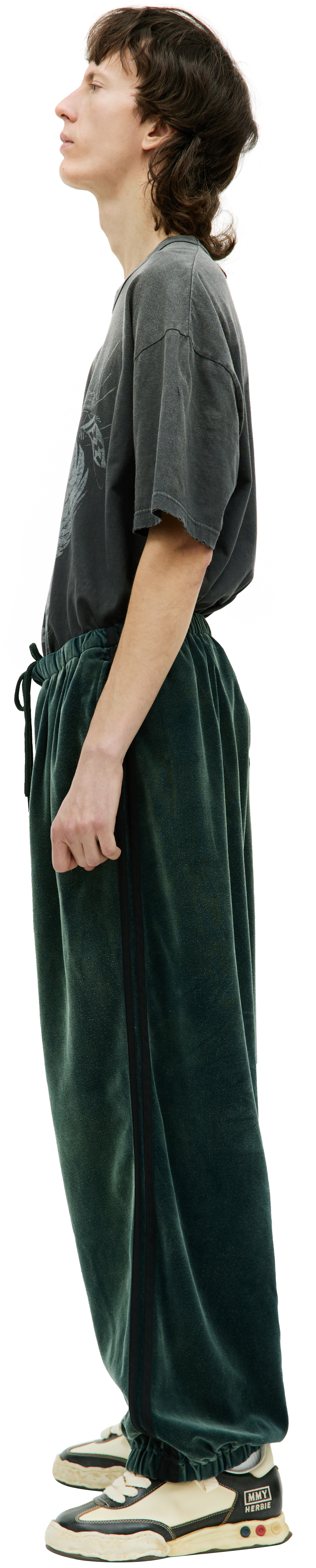Maison Mihara Yasuhiro Velour track trousers