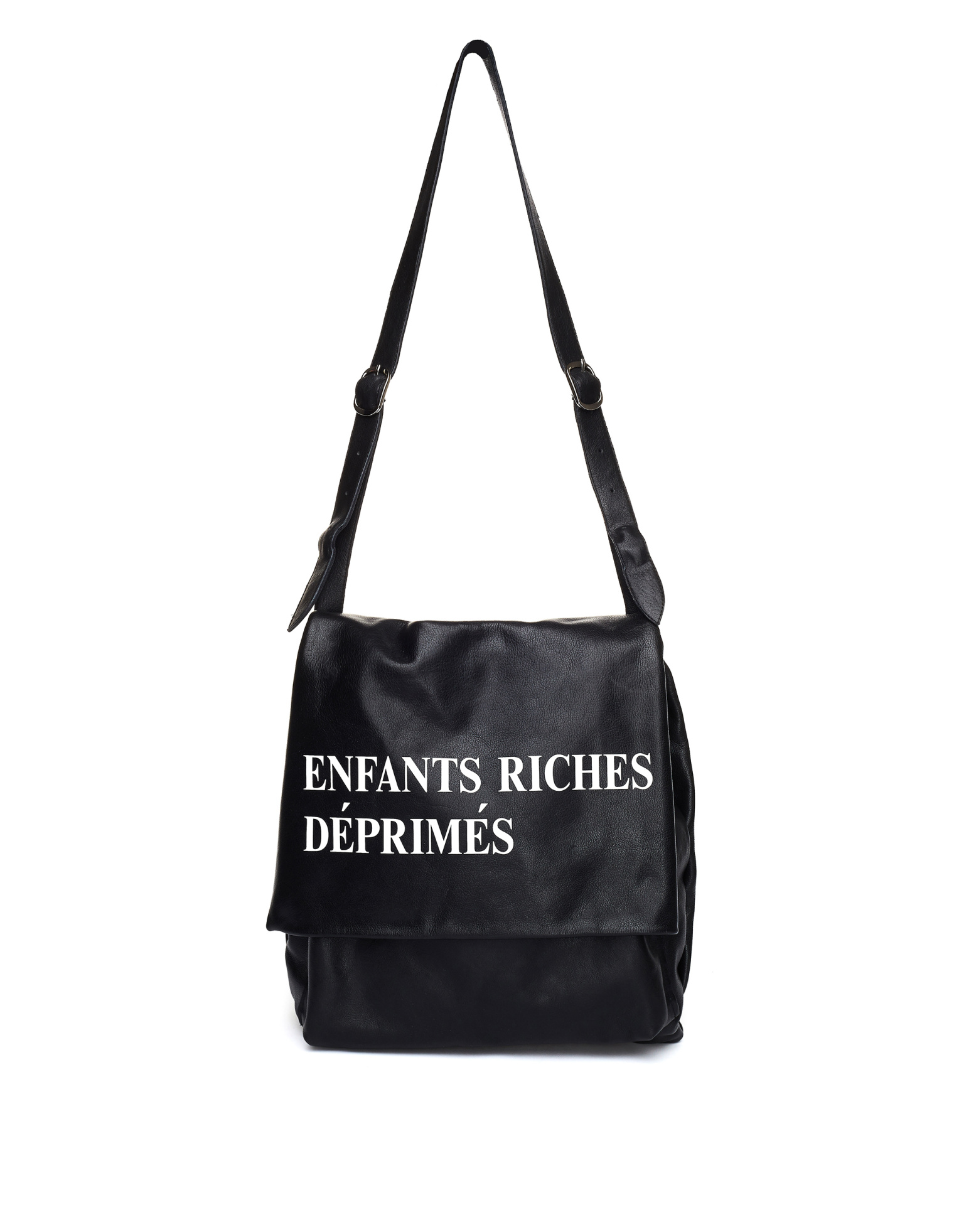 Enfants Riches Déprimés Black E.R.D. Logo Leather Satchel