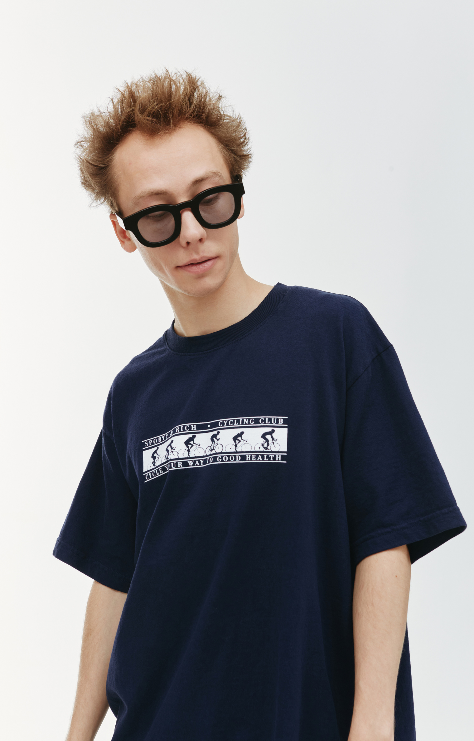 SPORTY & RICH Cycling Club T-shirt