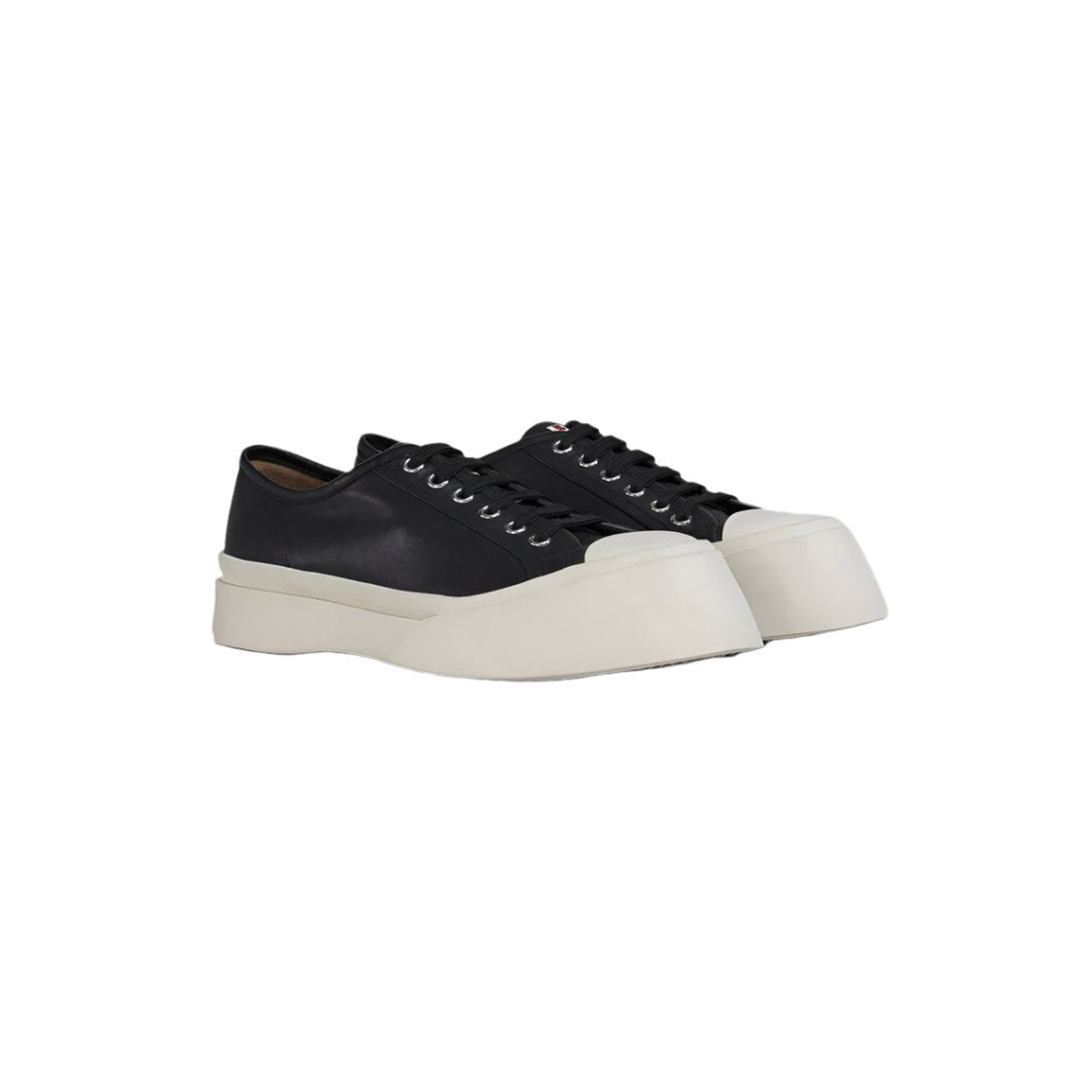 Marni Men\'s Black Nappa Leather Pablo Sneaker