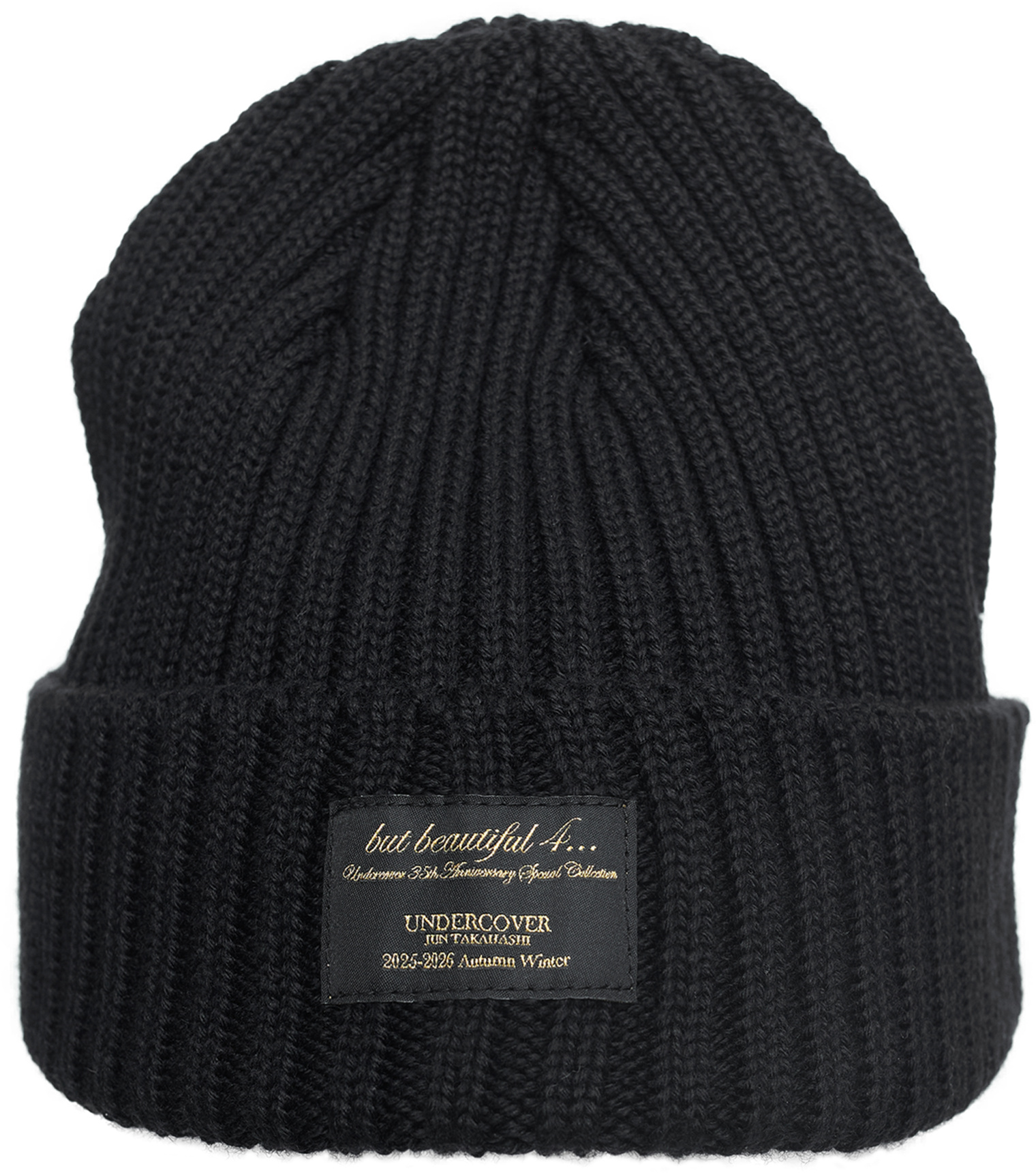 Buy Undercover women black logo beanie for $240 online on SV77