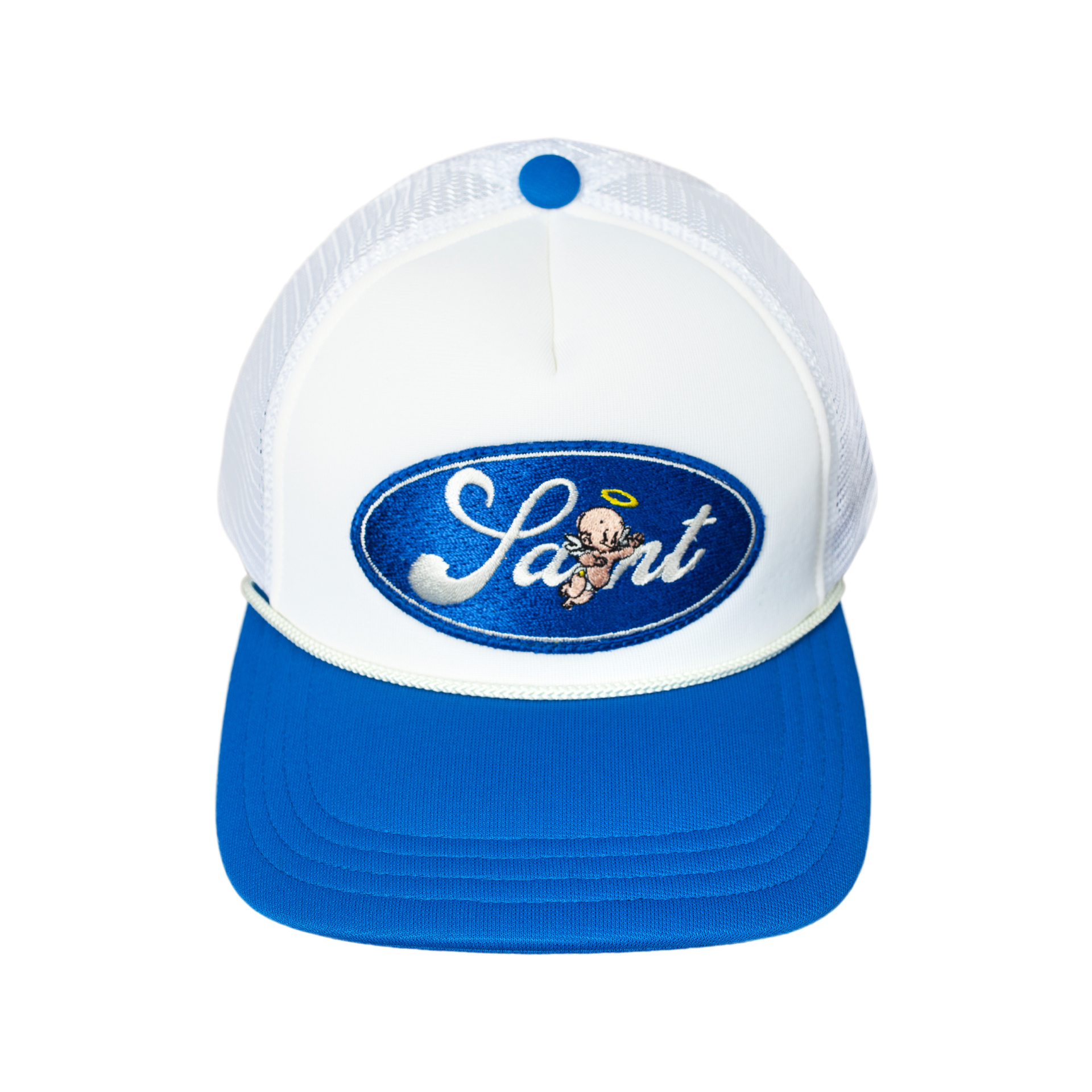Saint Michael Logo embroidered baseball cap