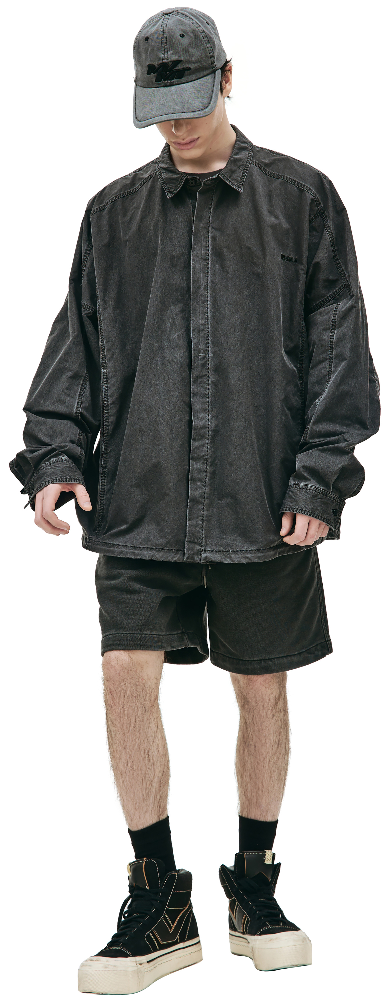 Juun.J Fading embroidered shirt