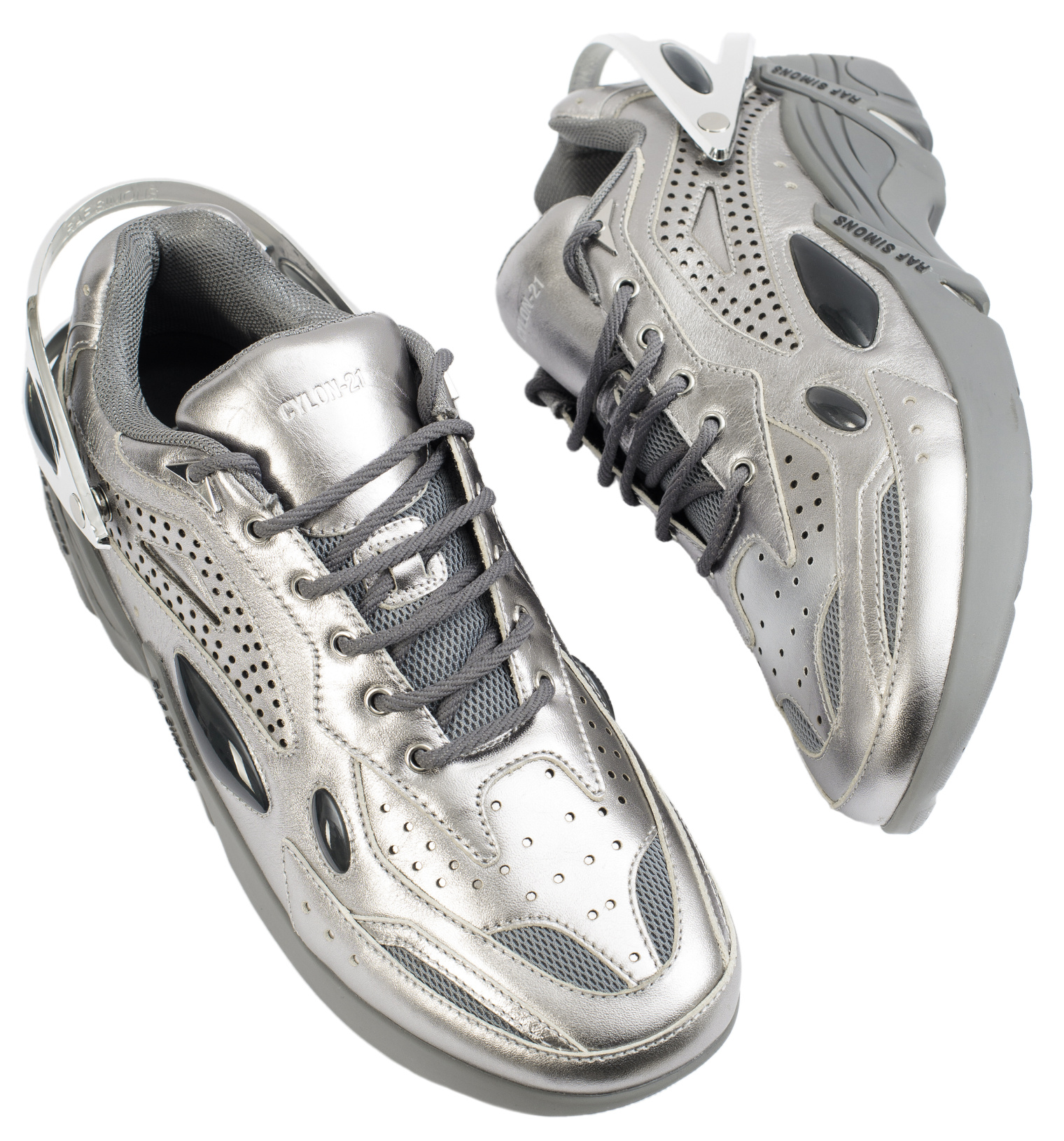 Raf Simons Silver Cylon 21 sneaker