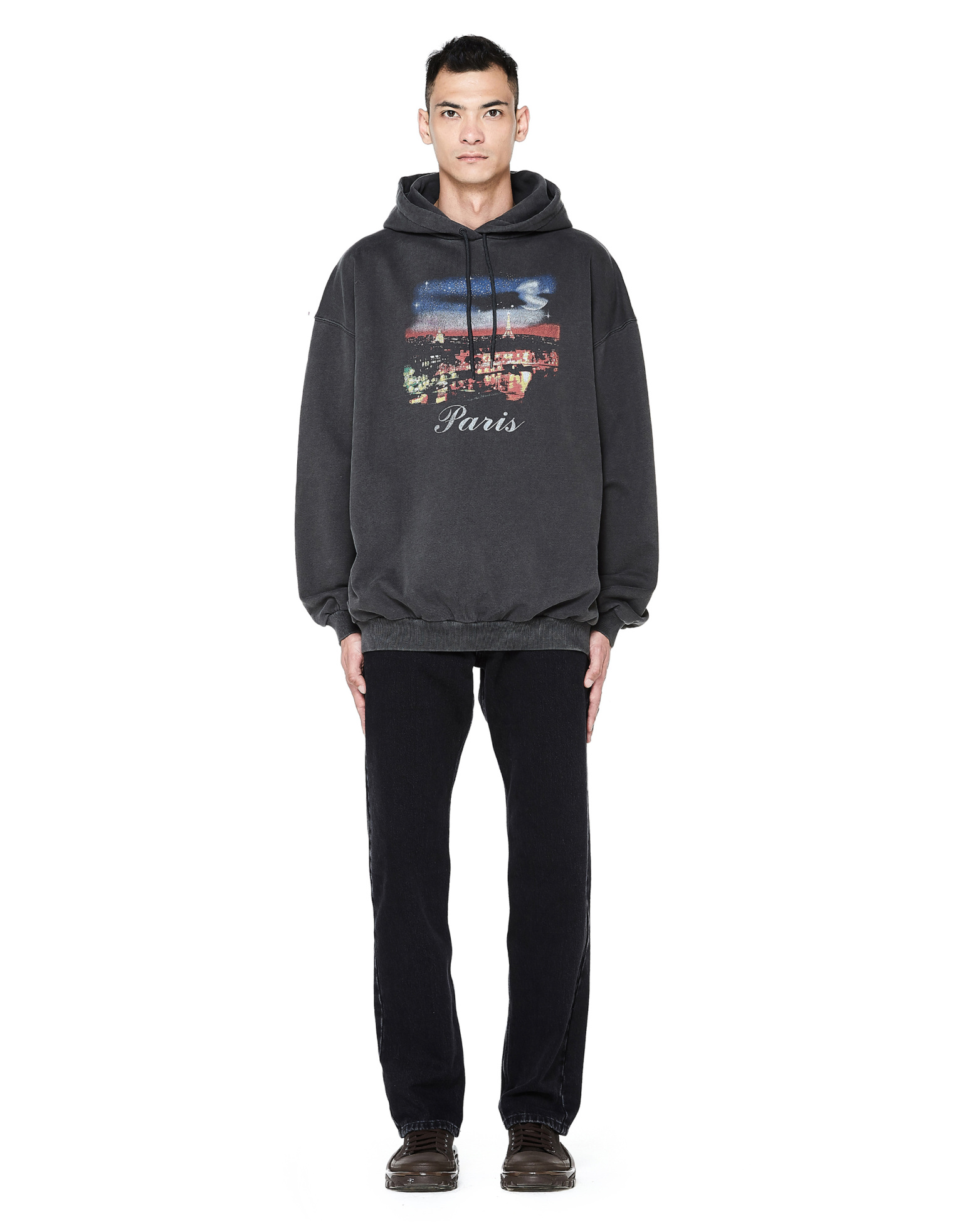 Balenciaga \'Paris\' Printed Hoodie