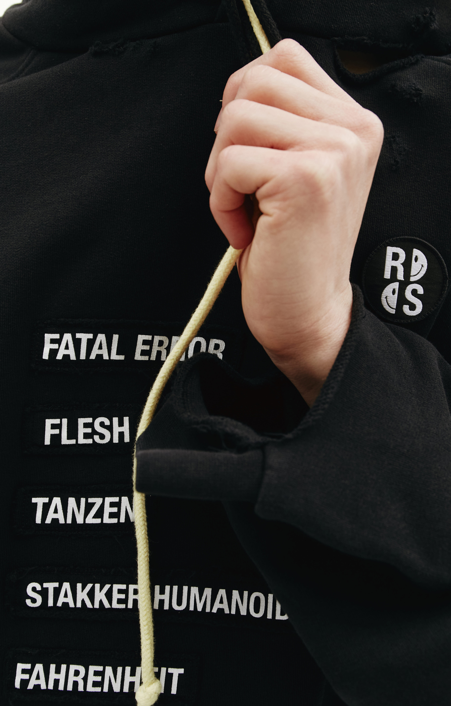 Raf Simons Raf Simons x Smiley Oversized Patched Hoodie