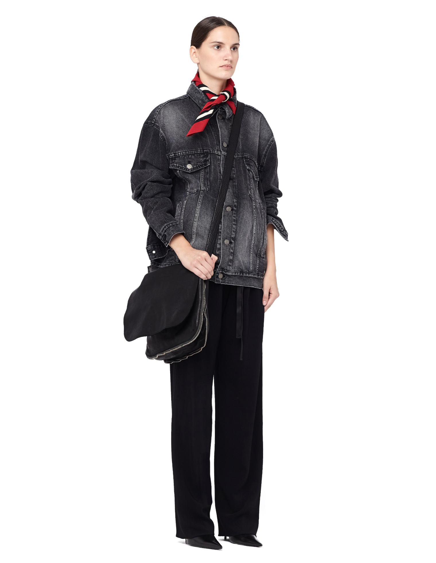Guidi Leather Bag with Shoulder Strap