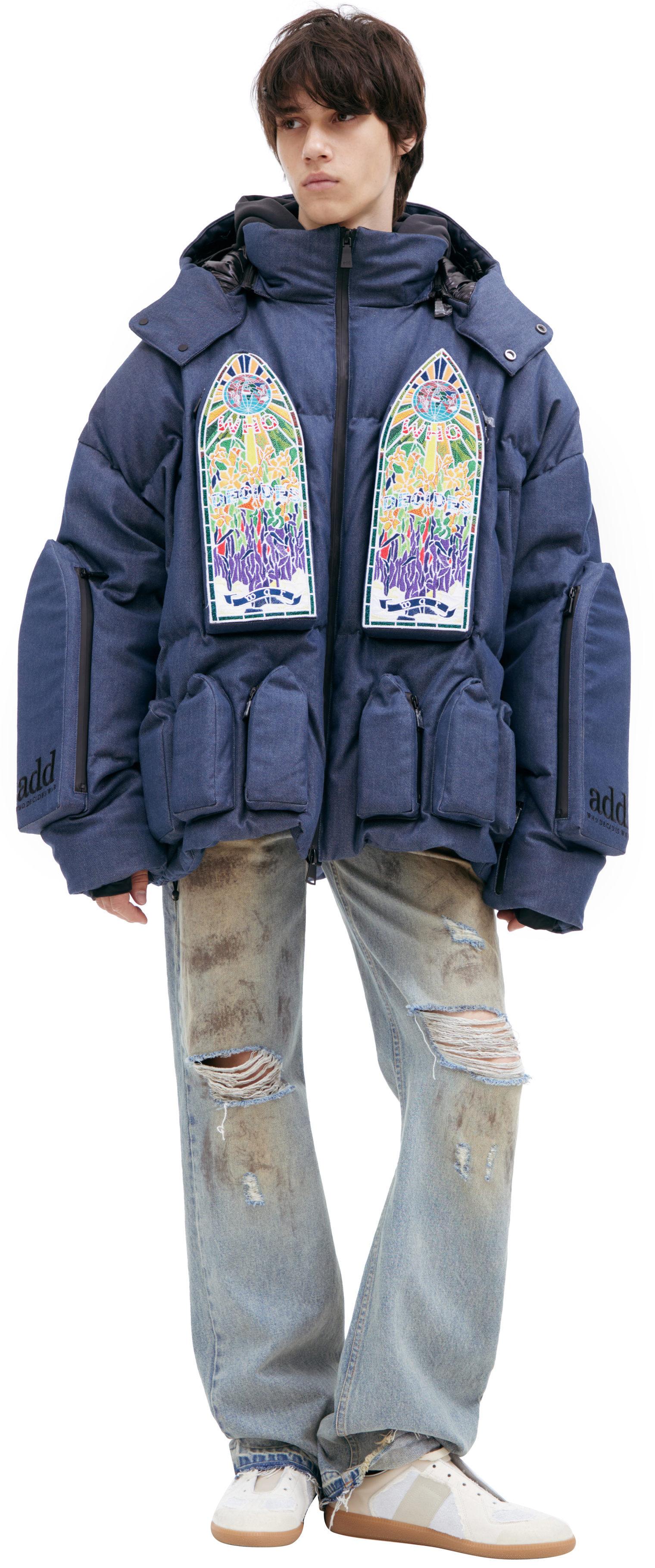 Who Decides War Jacket with patches