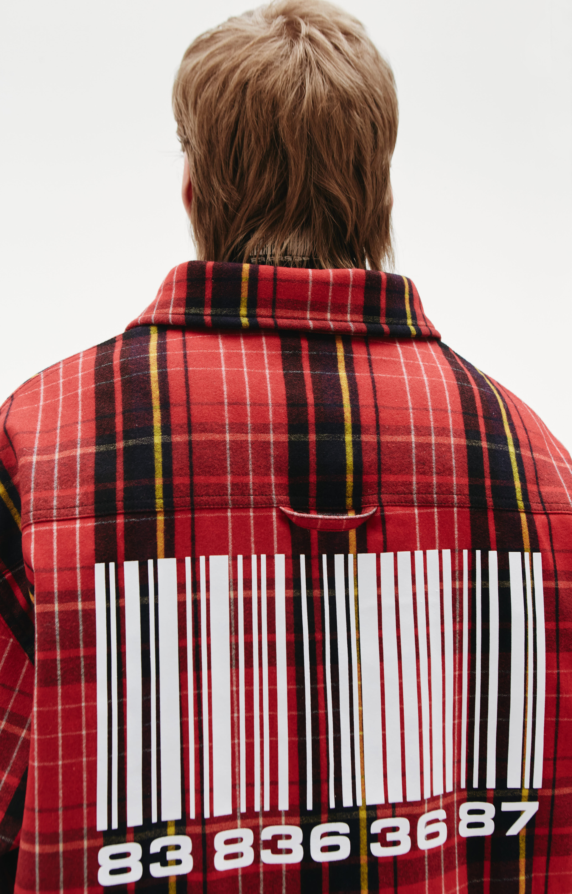 VTMNTS Lined check shirt