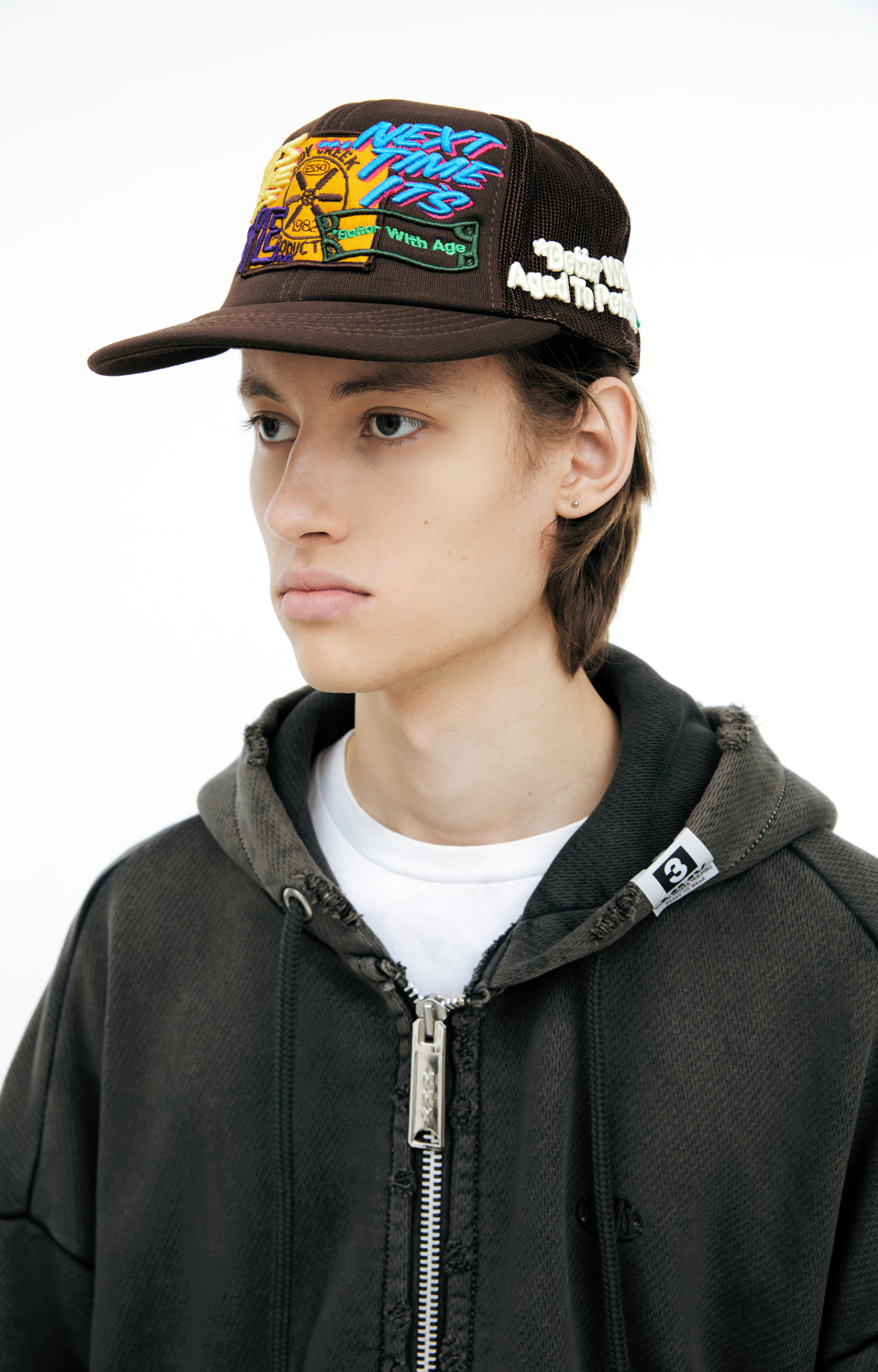 BETTER WITH AGE Cap with patches