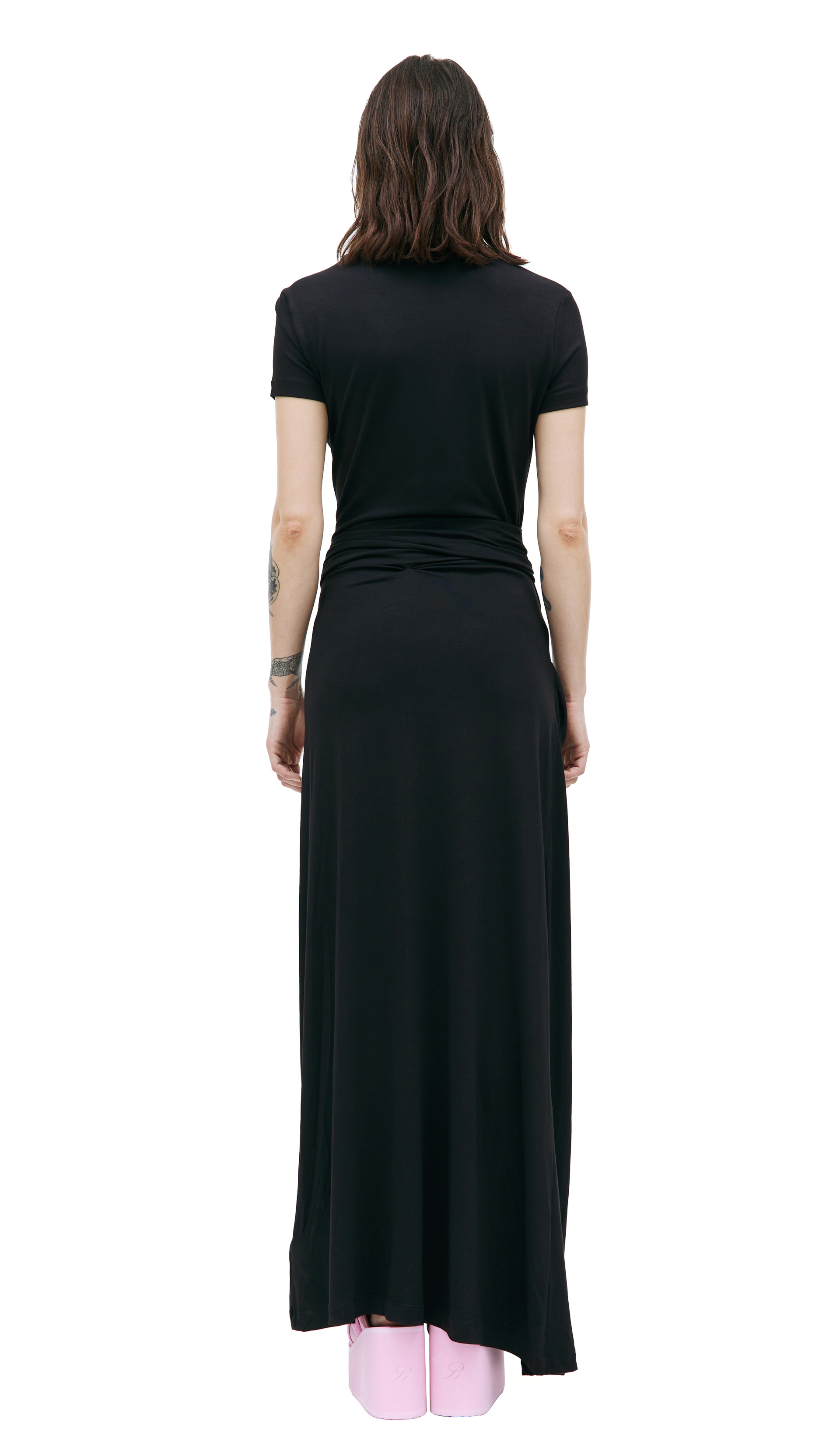 Diesel Black D-Rowy maxi dress