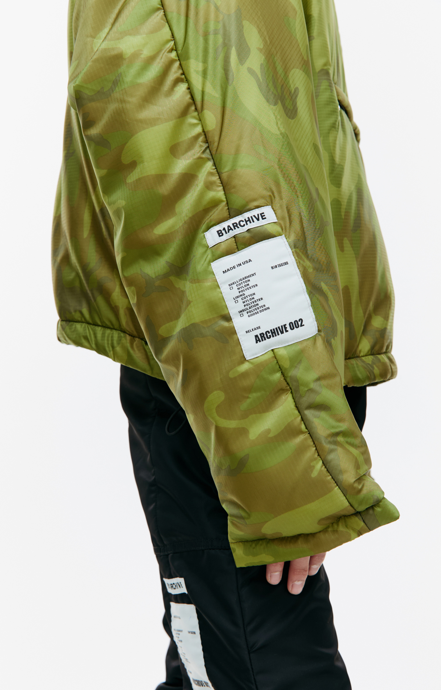 B1ARCHIVE Camo anorak jacket