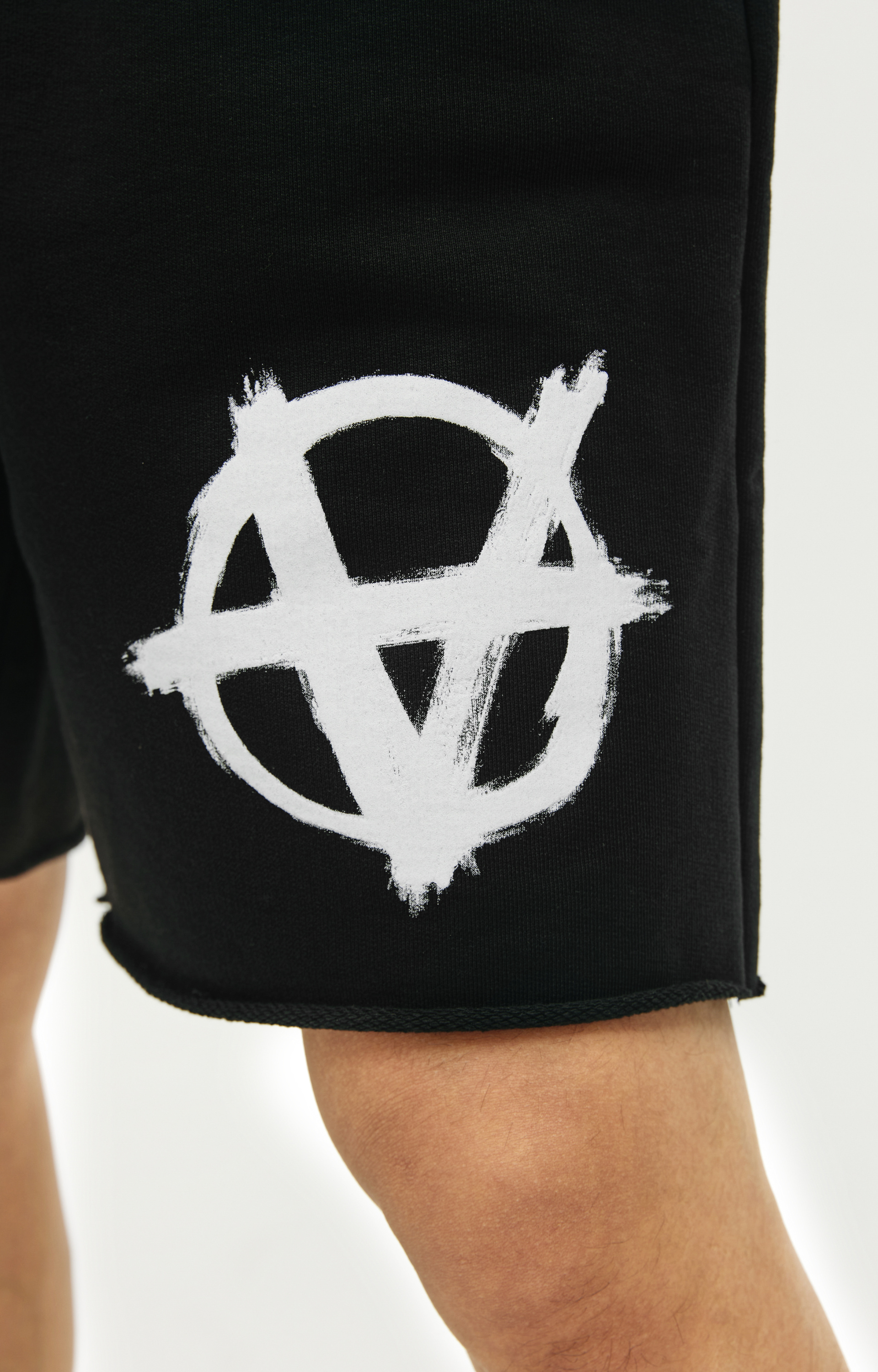 VETEMENTS Black cotton shorts