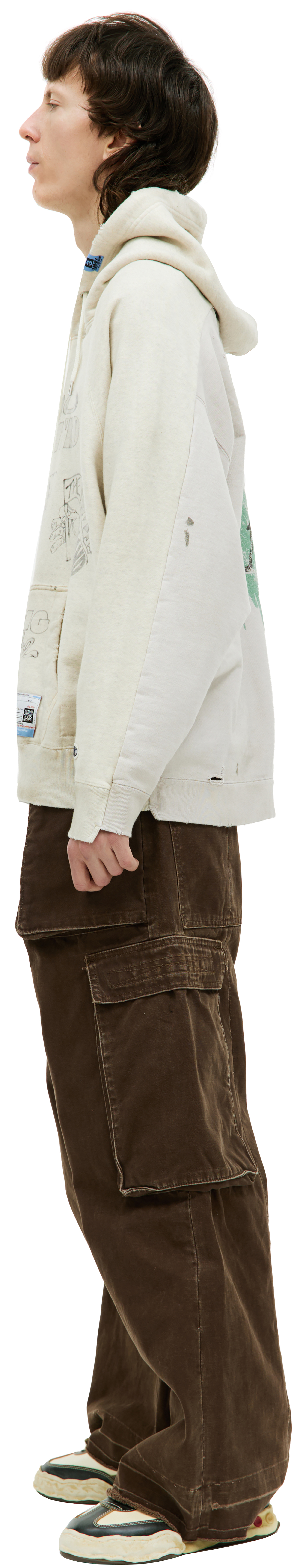 Maison Mihara Yasuhiro Vintage-like printed sweatshirt