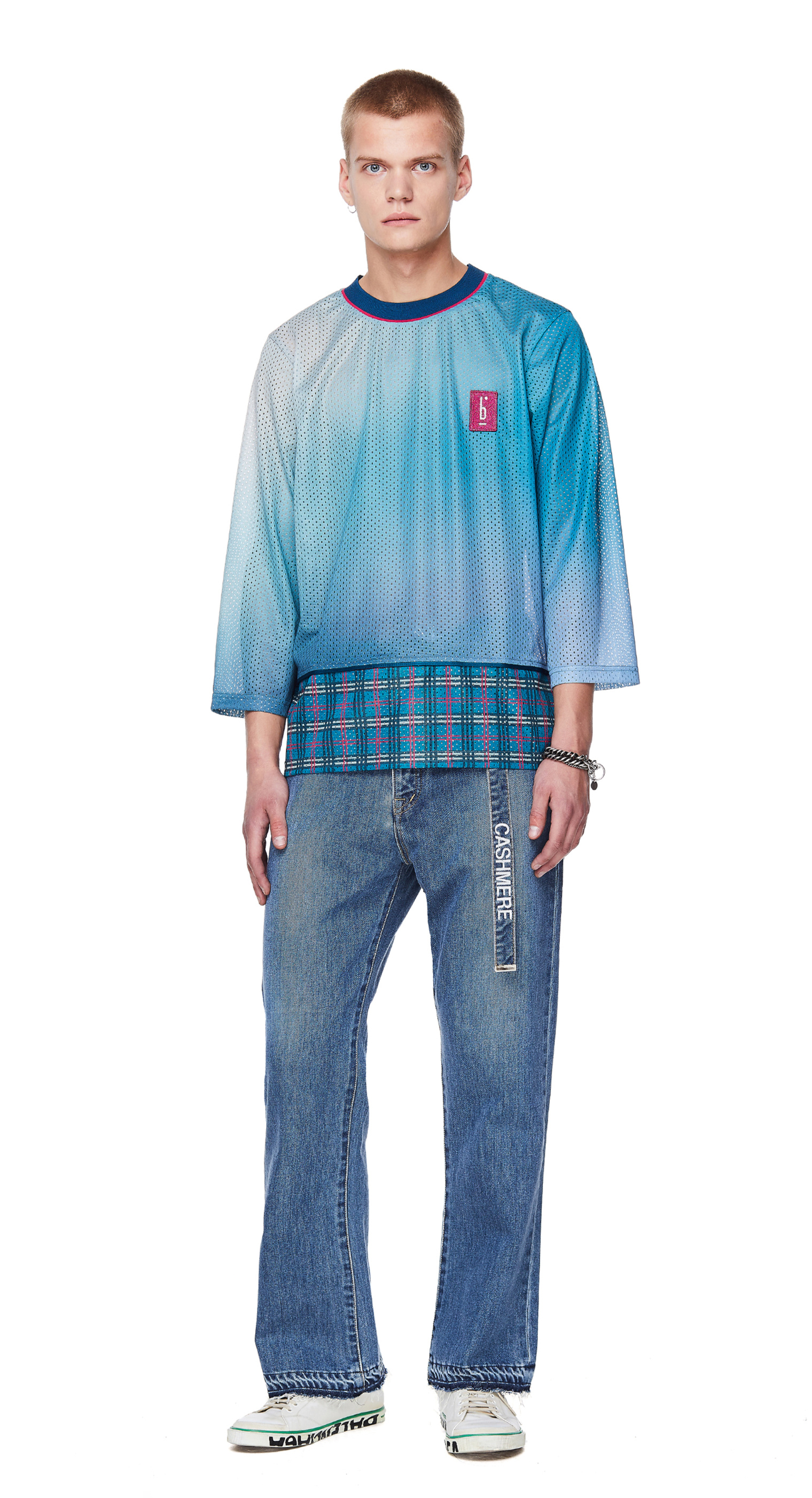 Pigalle Gradient Mesh L/S T-Shirt