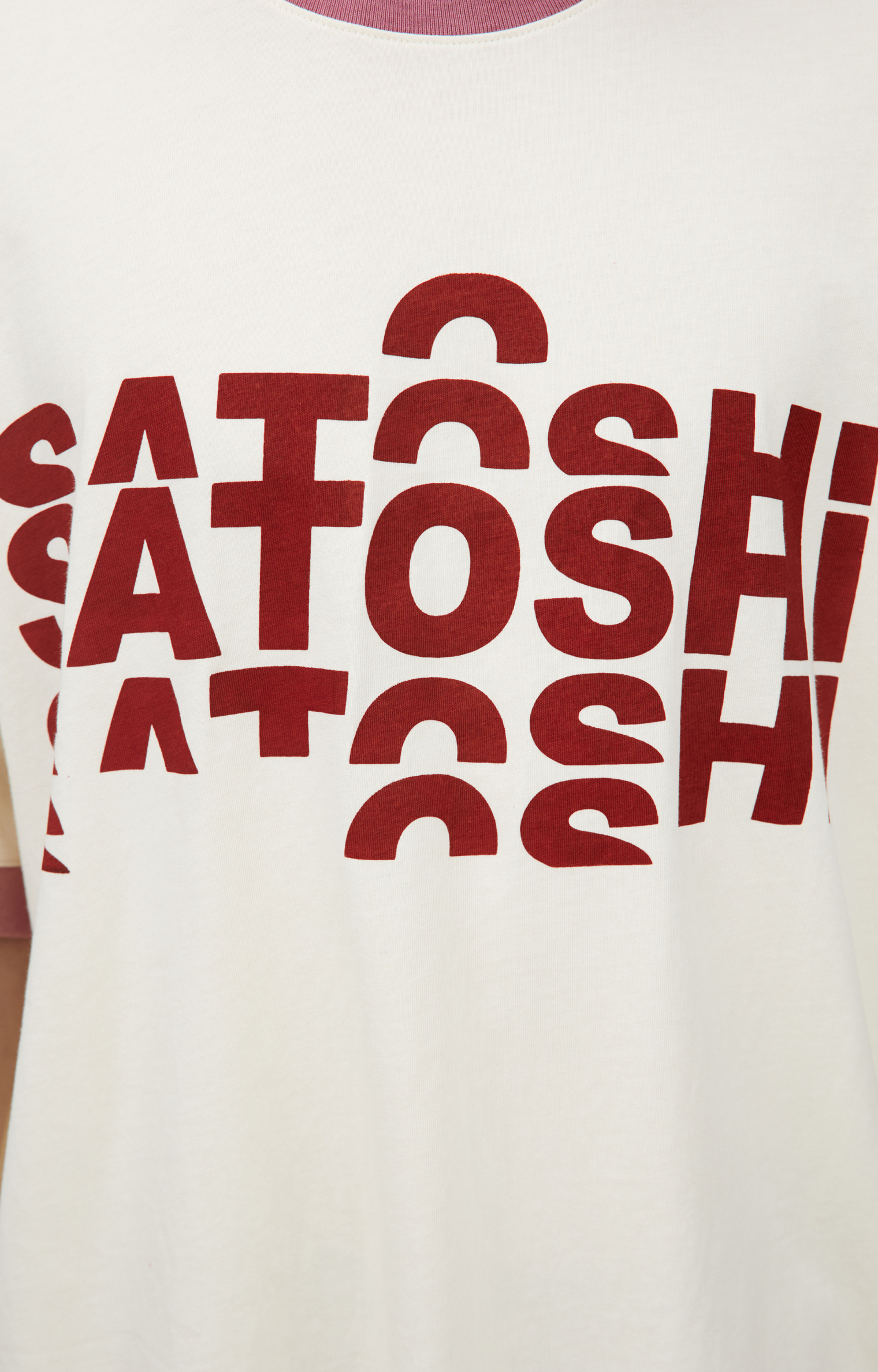 Satoshi Nakamoto White logo T-shirt