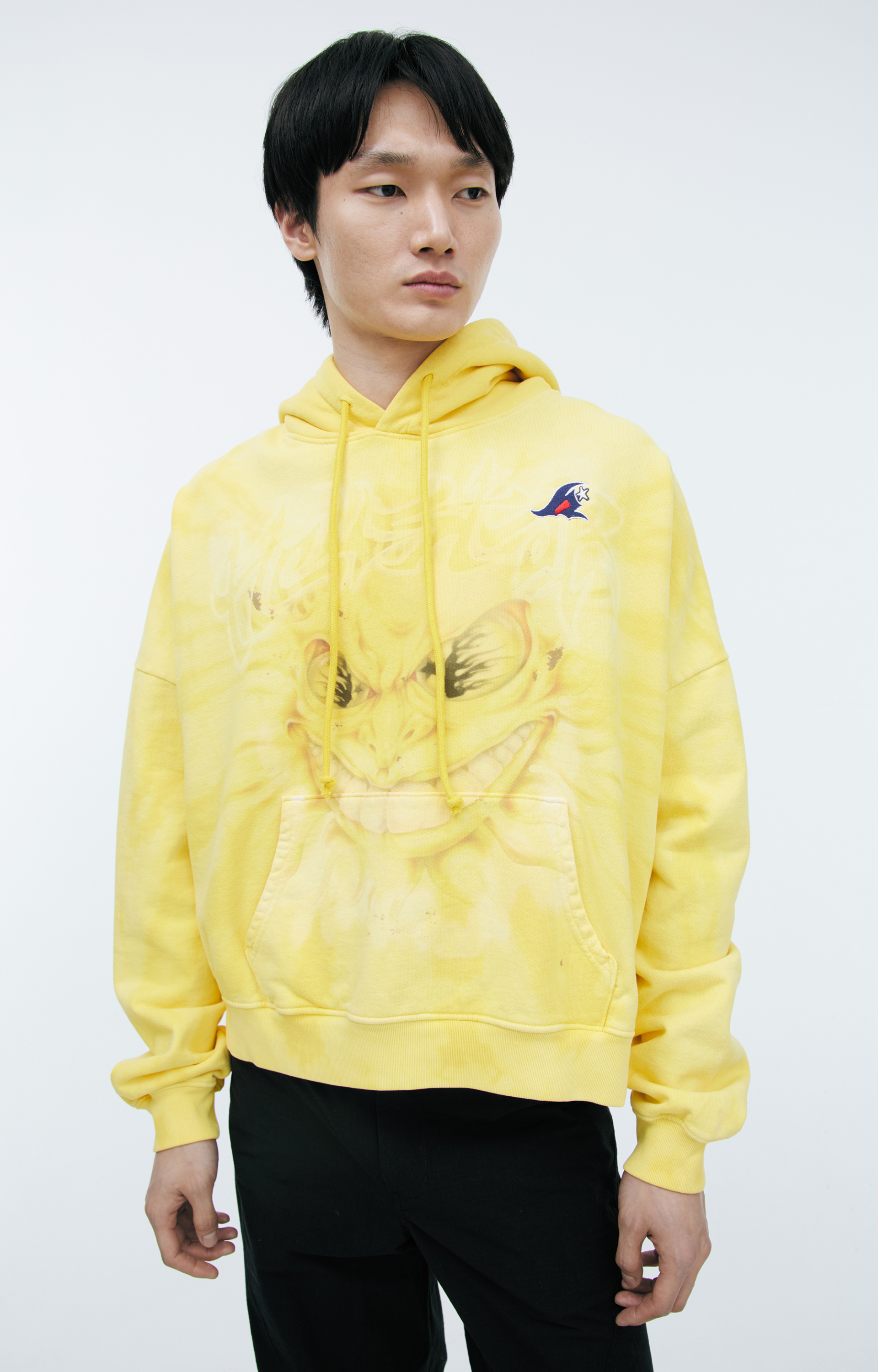 Hellstar Yellow print hoodie