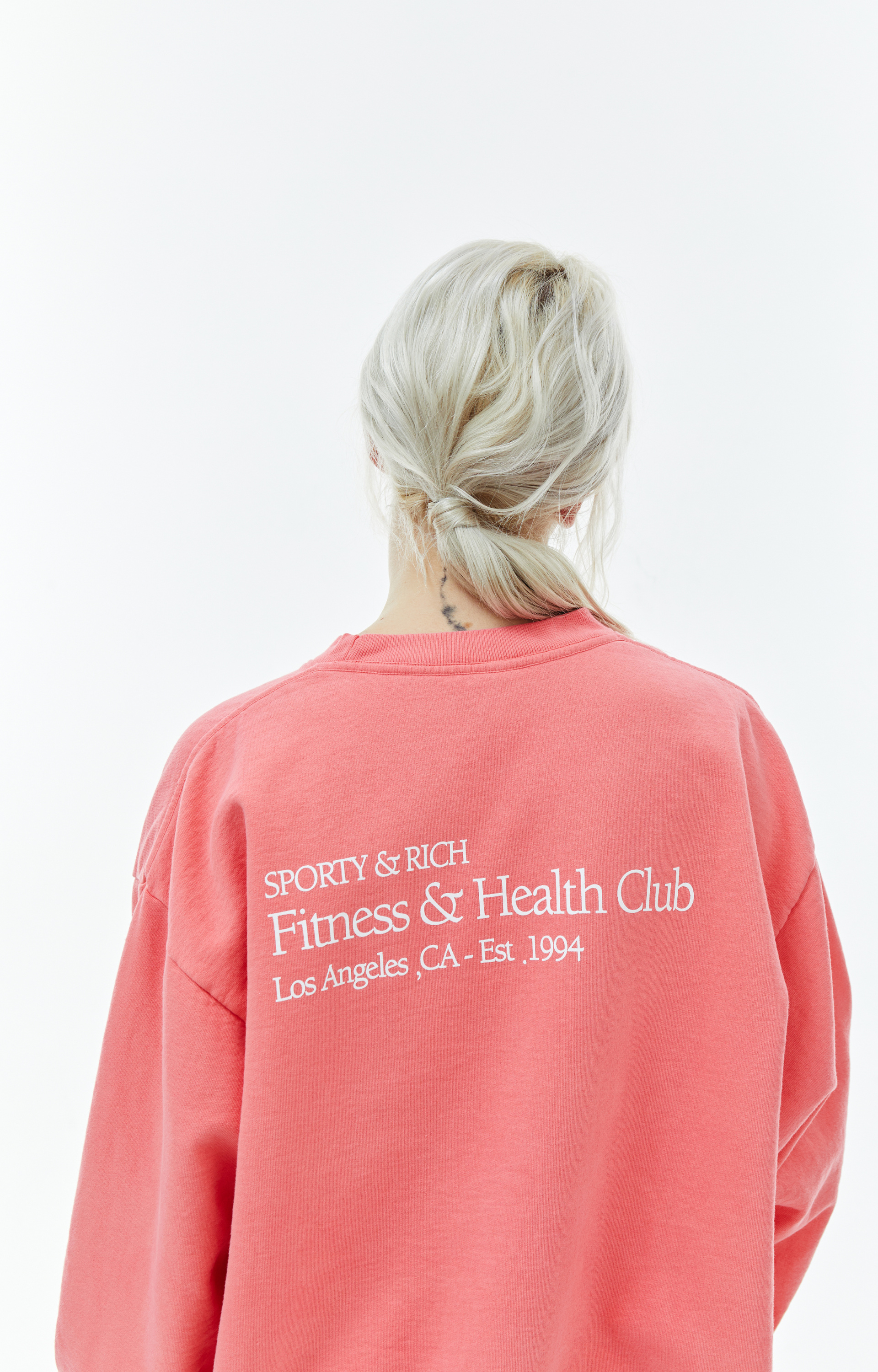 SPORTY & RICH Cotton printed sweatshirt