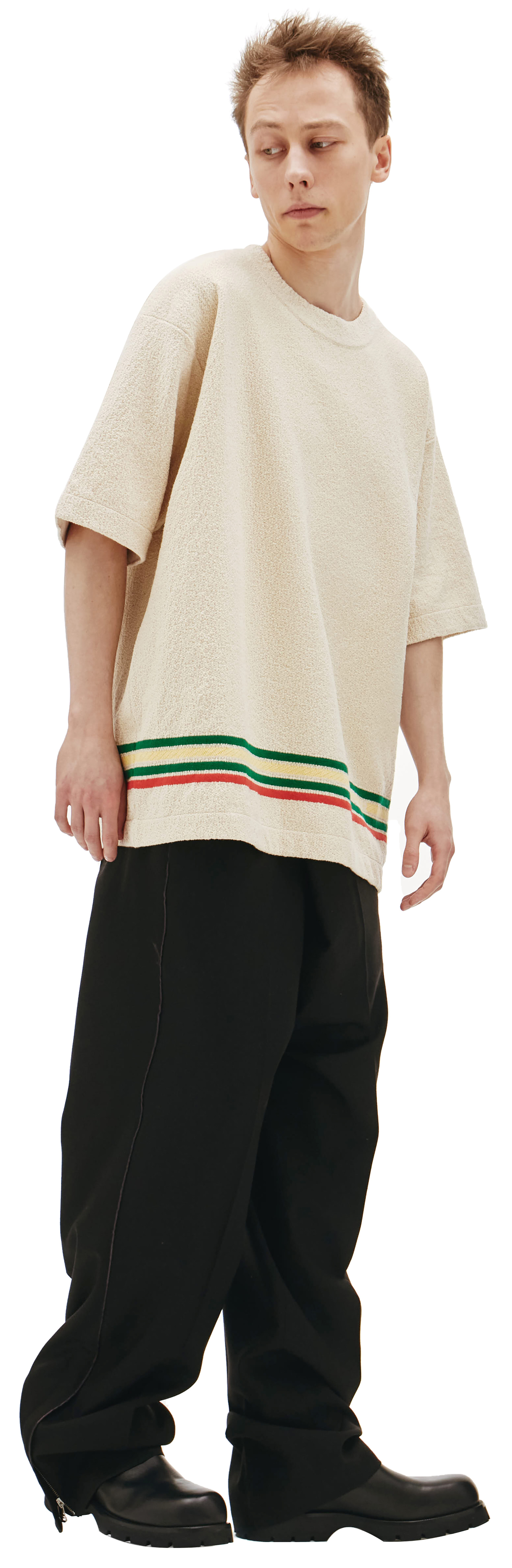 Jil Sander Colored stripes T-shirt