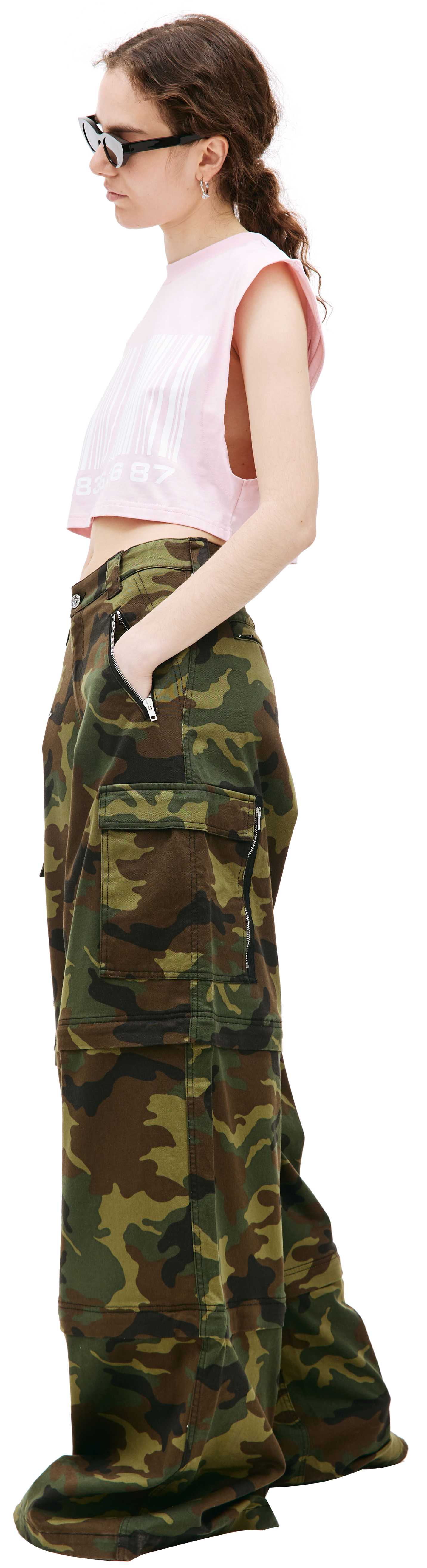 VETEMENTS Transformer camouflage cargo trousers