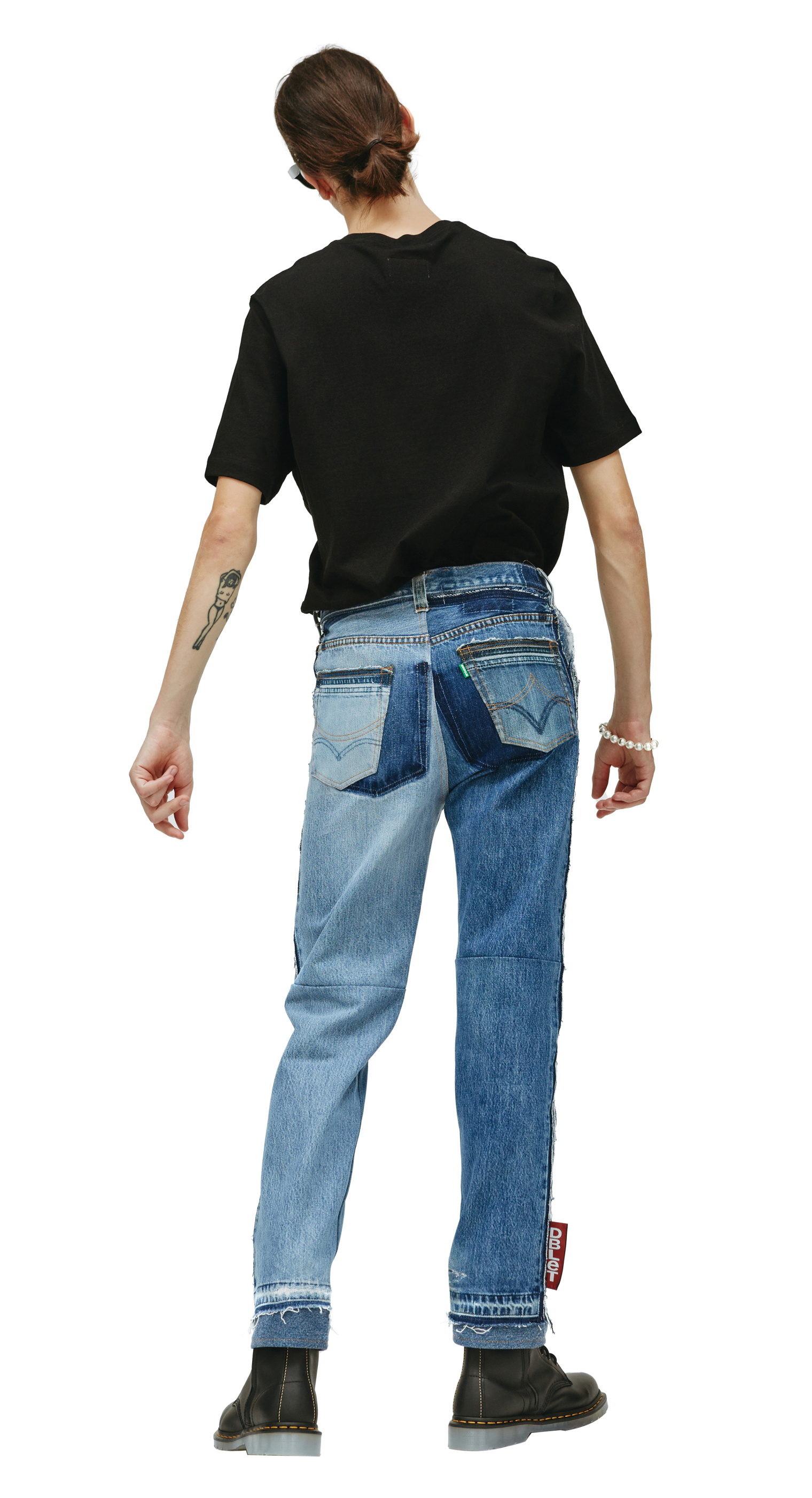 Doublet Прямые джинсы с необработанными швами