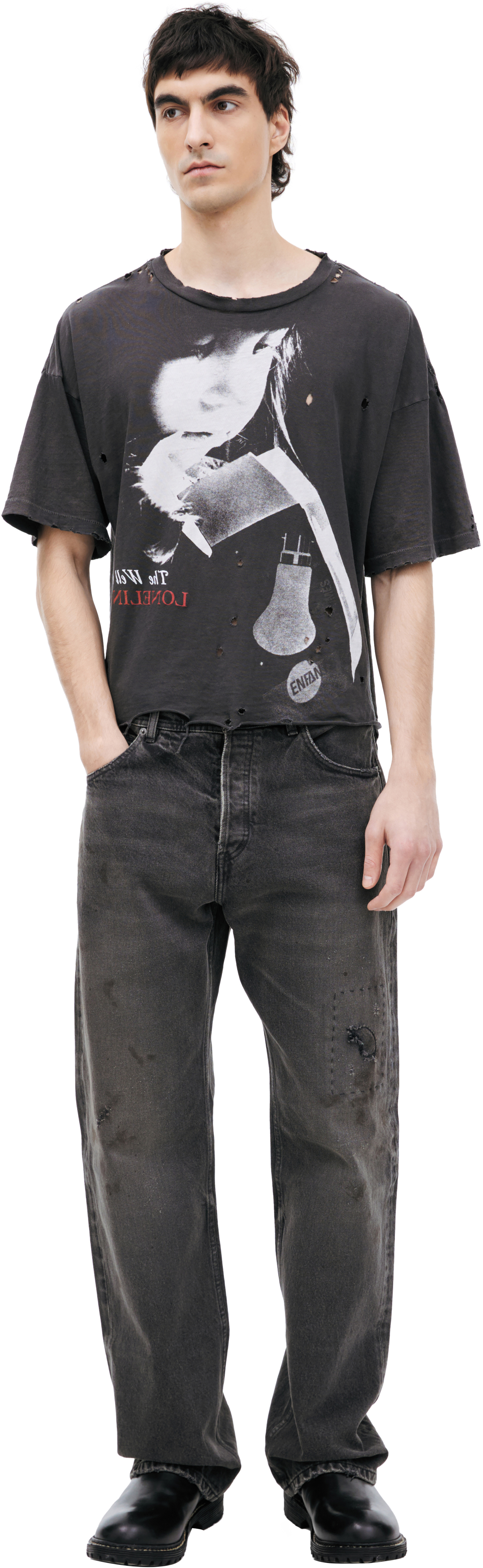 Enfants Riches Déprimés Well Of Loneliness T-Shirt Dirty Charcoal