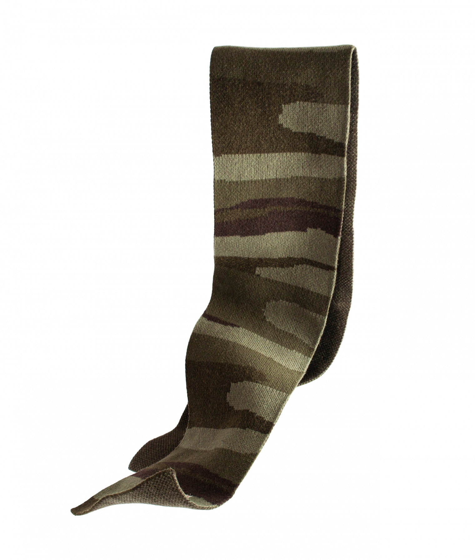 Greg Lauren Камуфляжный шарф из шерсти Paul Shark