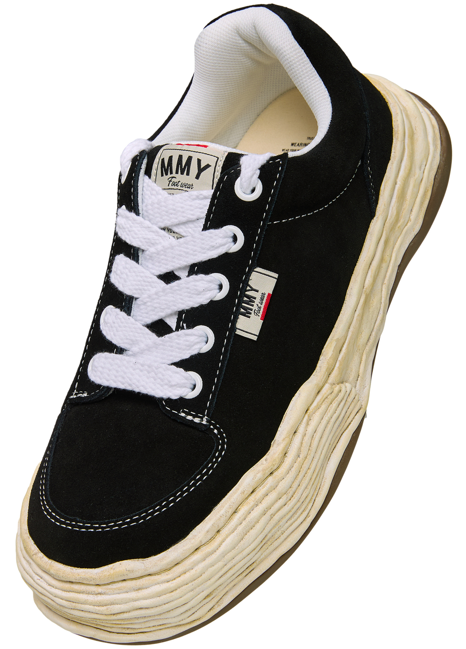 Buy Maison Mihara Yasuhiro women black oliver og sneakers for $645